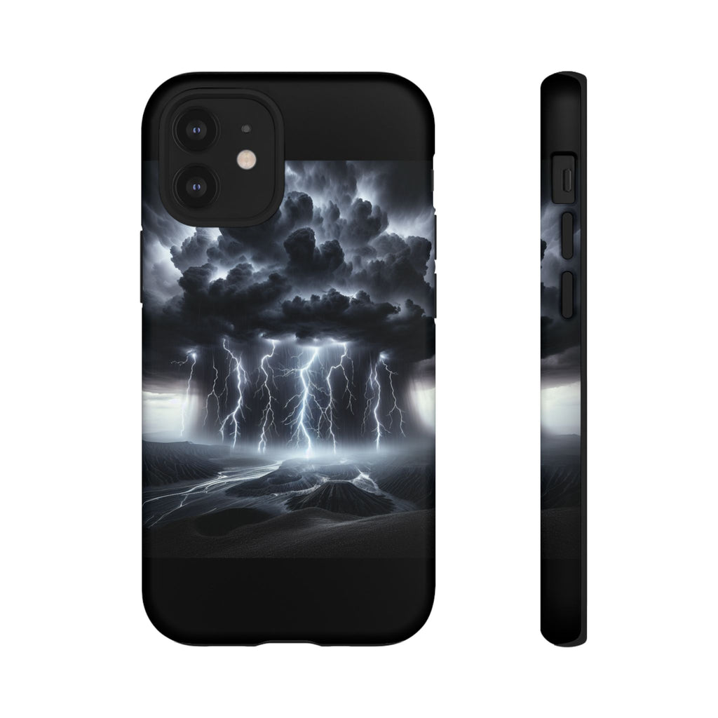 Tough Cases for the Bold: Stormy Thunder Phone Case, Lightning Protection, Durable Cover for Adventurers, Unique Gift for Nature [...]