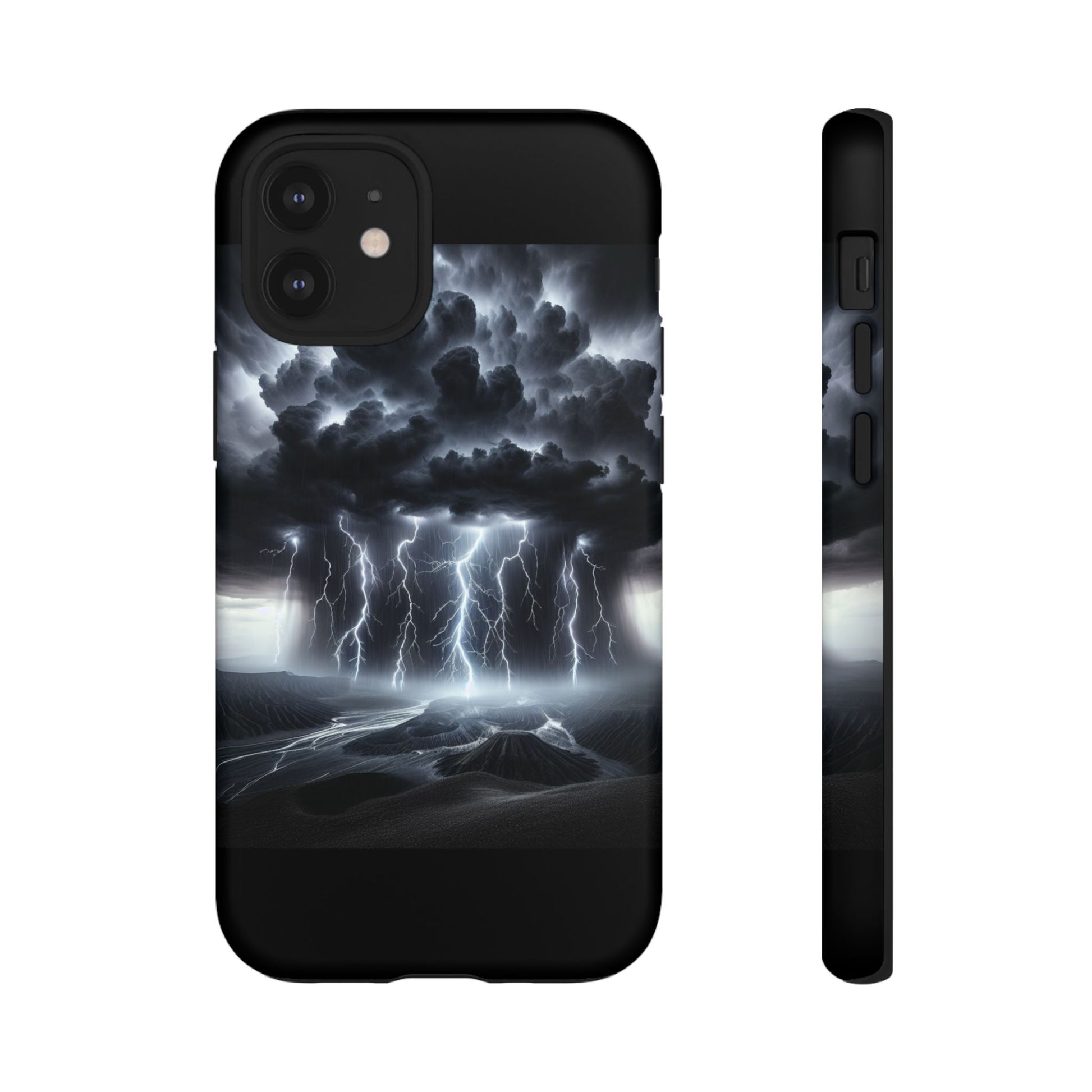 Tough Cases for the Bold: Stormy Thunder Phone Case, Lightning Protection, Durable Cover for Adventurers, Unique Gift for Nature [...]