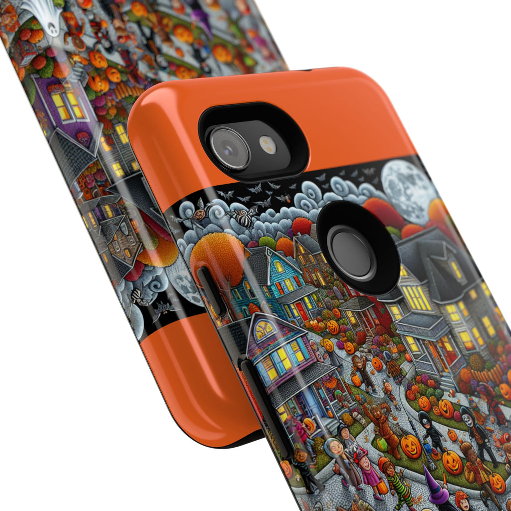 Halloween Phone Case, Tough Cases for Spooky Season, Fall Decor, Trick or Treat, Pumpkin Lovers, Ghost Design