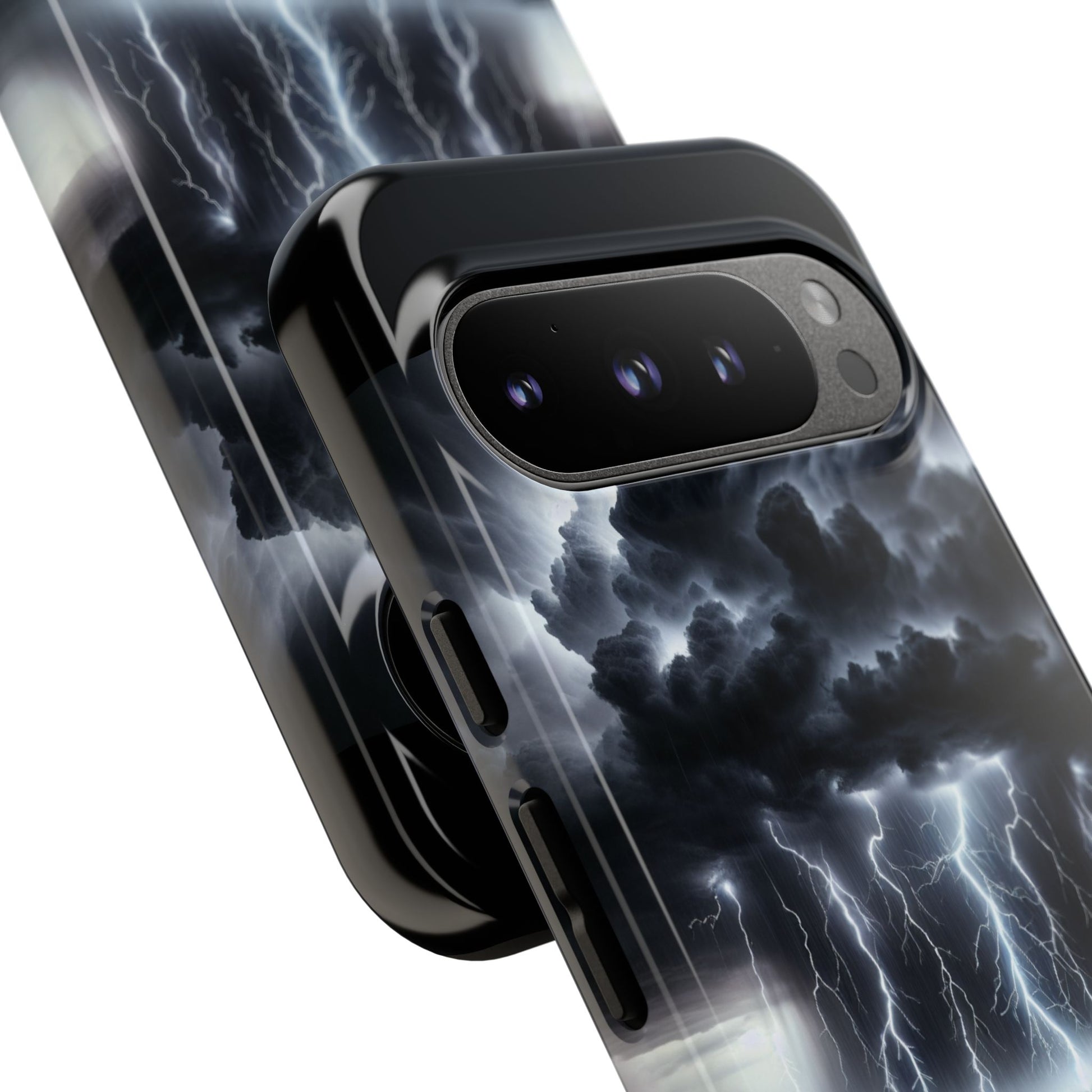 Tough Cases for the Bold: Stormy Thunder Phone Case, Lightning Protection, Durable Cover for Adventurers, Unique Gift for Nature [...]
