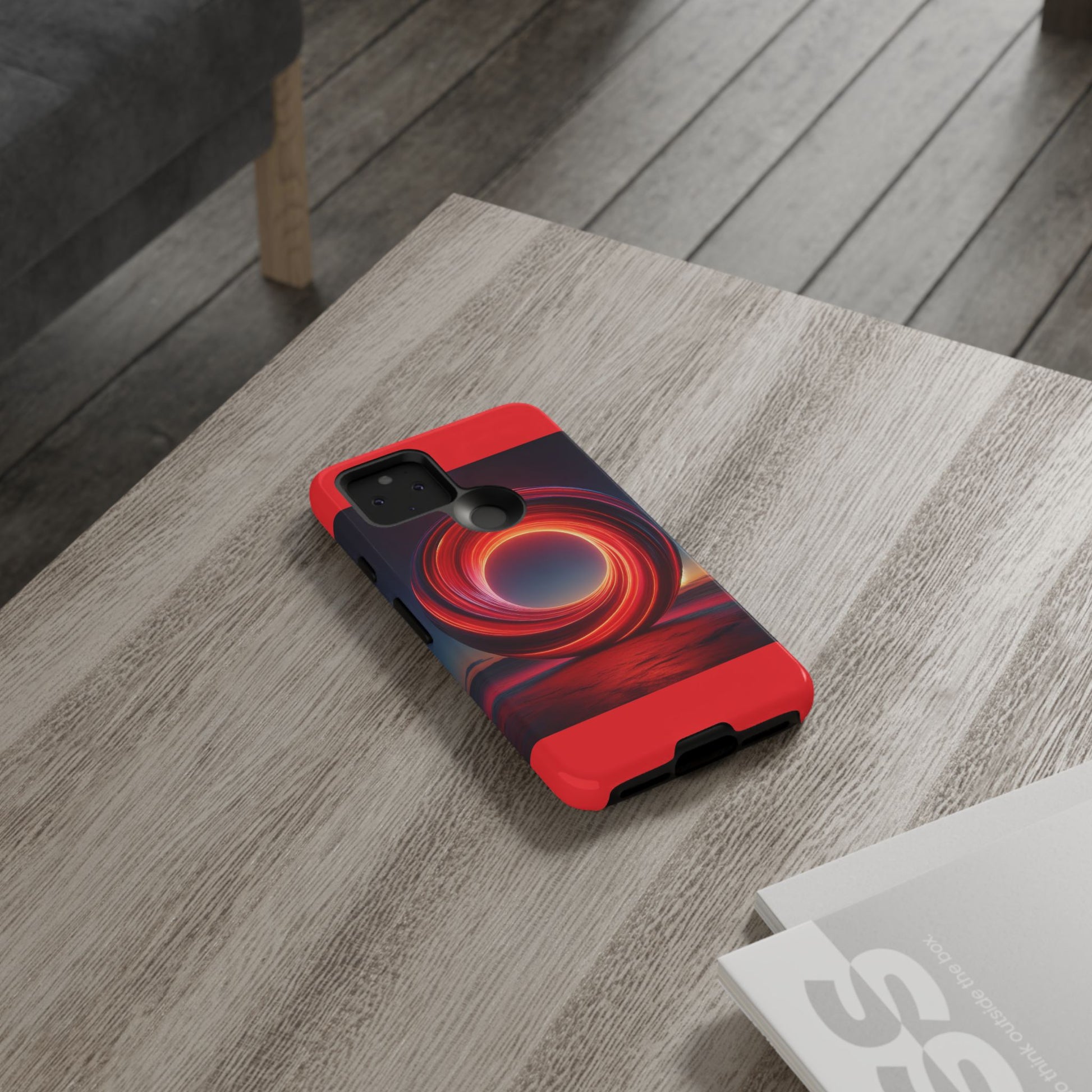 Vibrant Phone Case with Abstract Design, Tough Cases for Tech Lovers, Sleek Protection, Gift for Friends, Customizable Mobile Accessory
