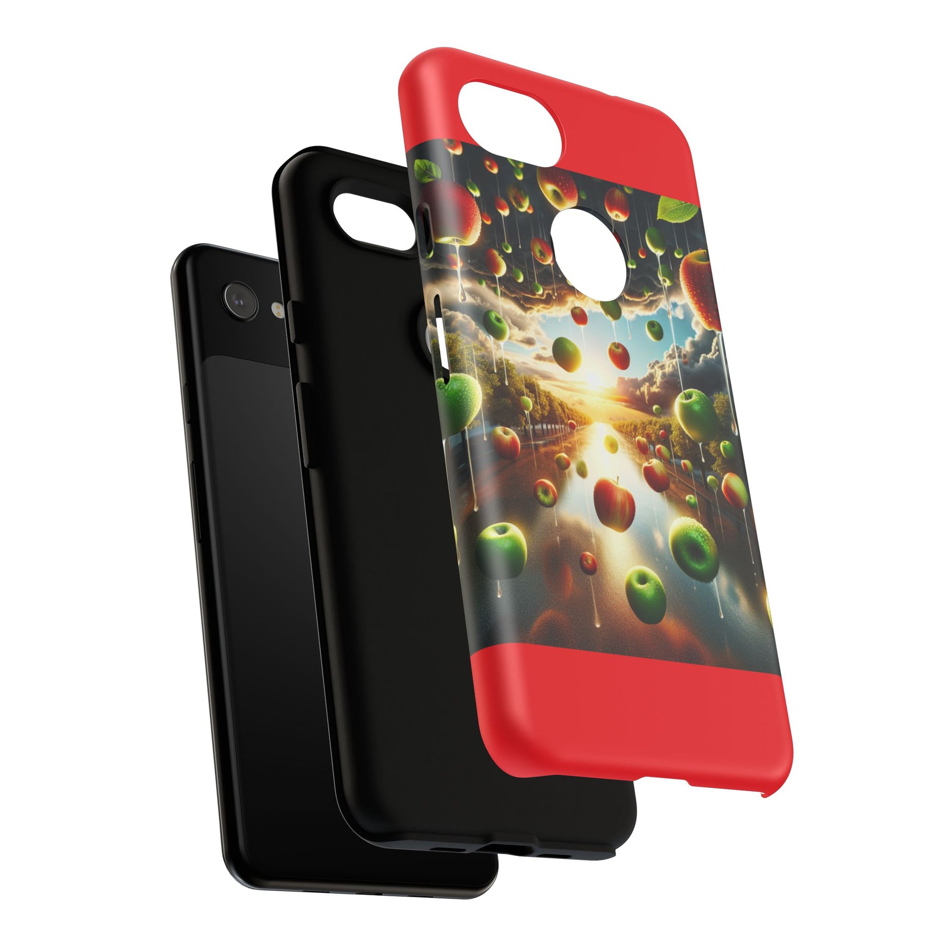 Vibrant Phone Case with Artistic Apple Design, Unique Gift for Art Lovers, Trendy Accessory for Any Occasion, Stylish Smartphone Cover
