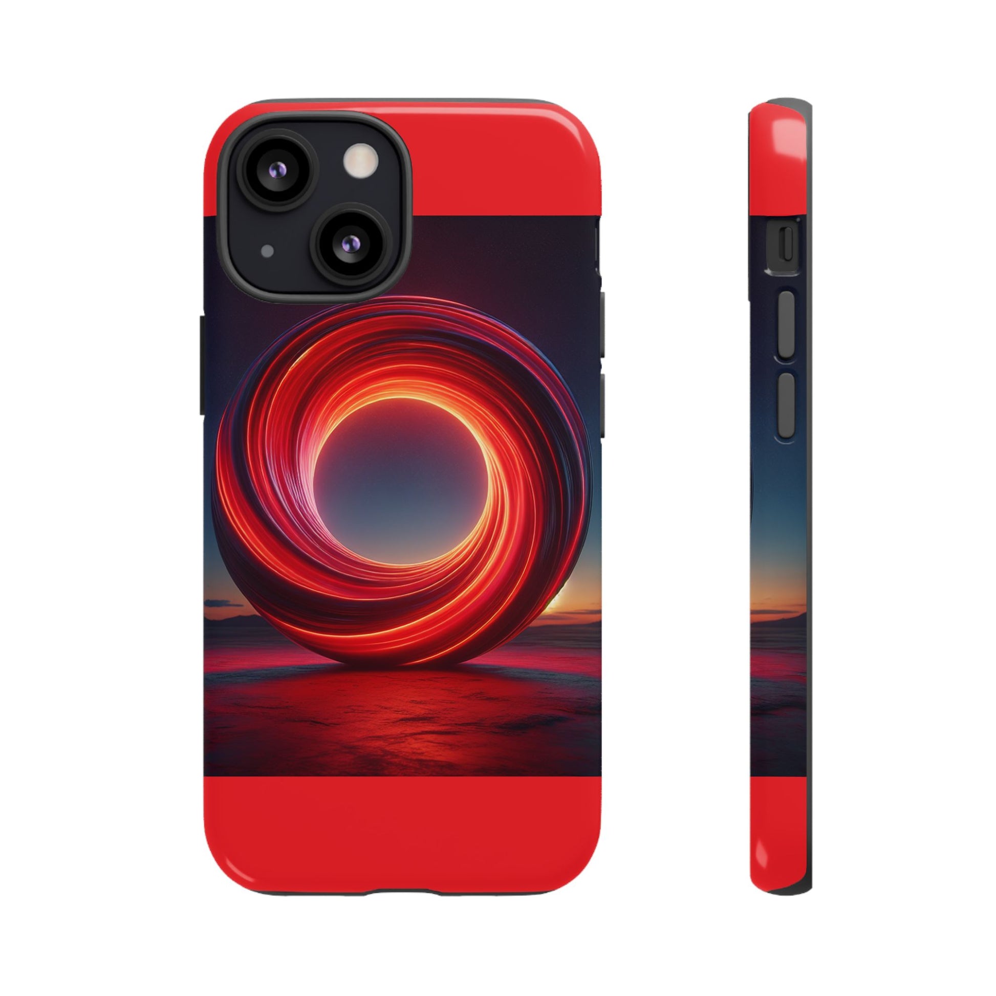 Vibrant Phone Case with Abstract Design, Tough Cases for Tech Lovers, Sleek Protection, Gift for Friends, Customizable Mobile Accessory