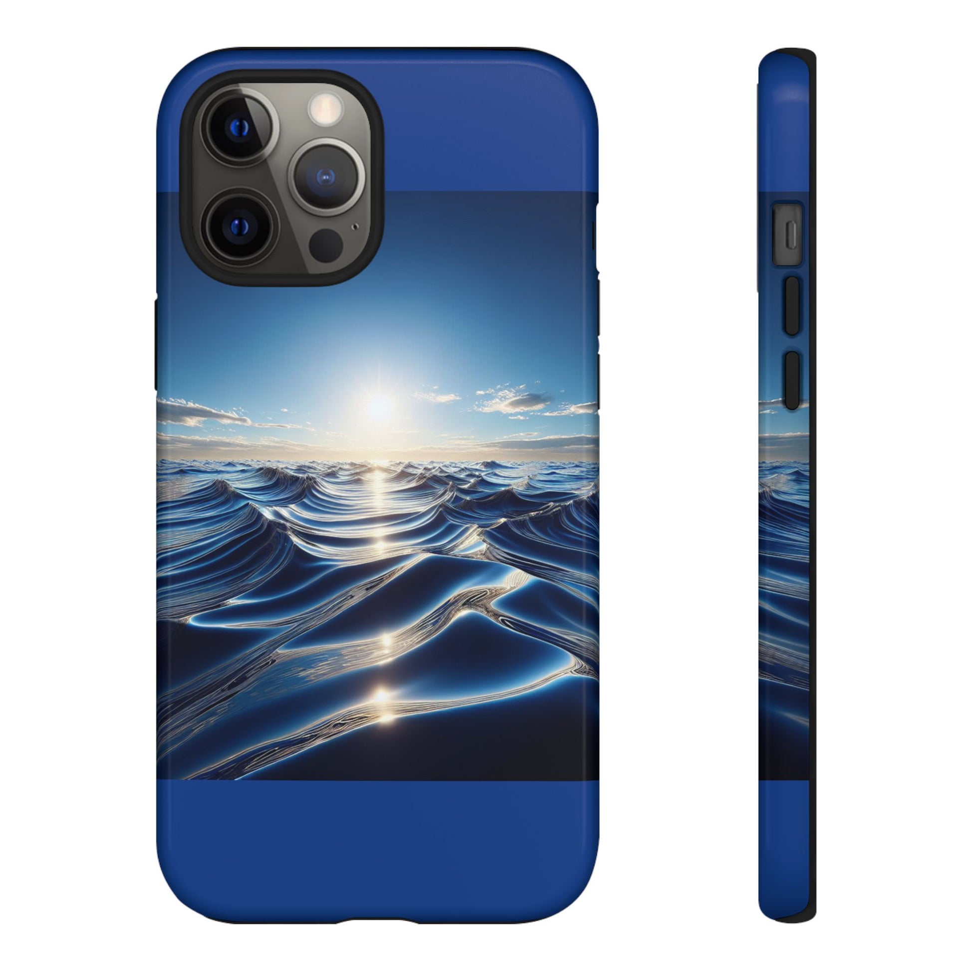 Ocean Wave Phone Case, Tough Phone Cover, Stylish Cell Case, Gift for Beach Lovers, Customizable Phone Accessory