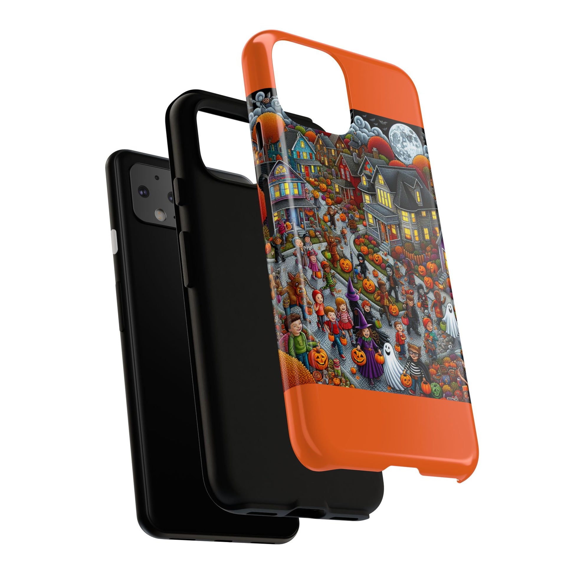 Halloween Phone Case, Tough Cases for Spooky Season, Fall Decor, Trick or Treat, Pumpkin Lovers, Ghost Design