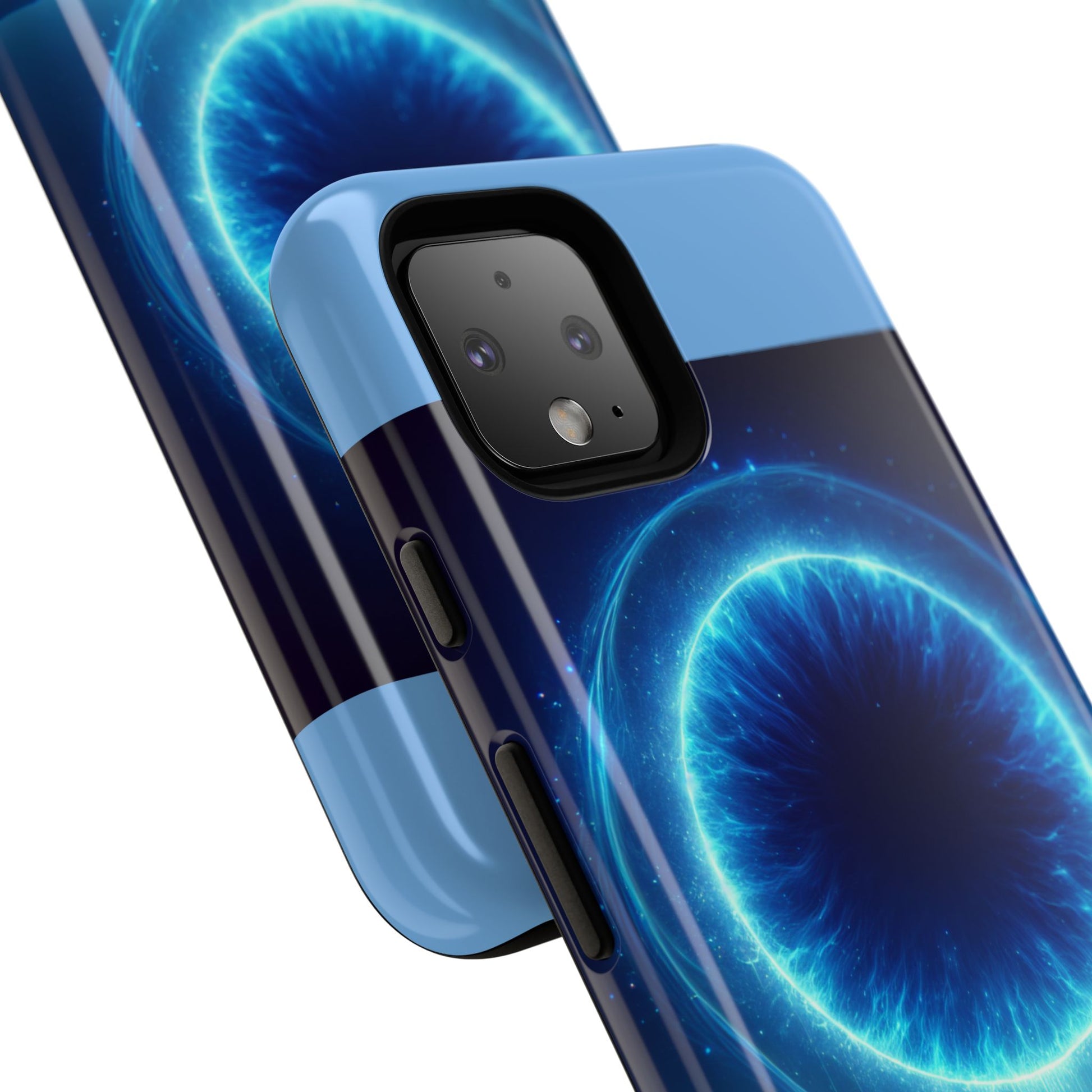 Blue Galaxy Phone Case, Tough Phone Cover, Cosmic Protection Case, Space Design, Gift for Space Lovers