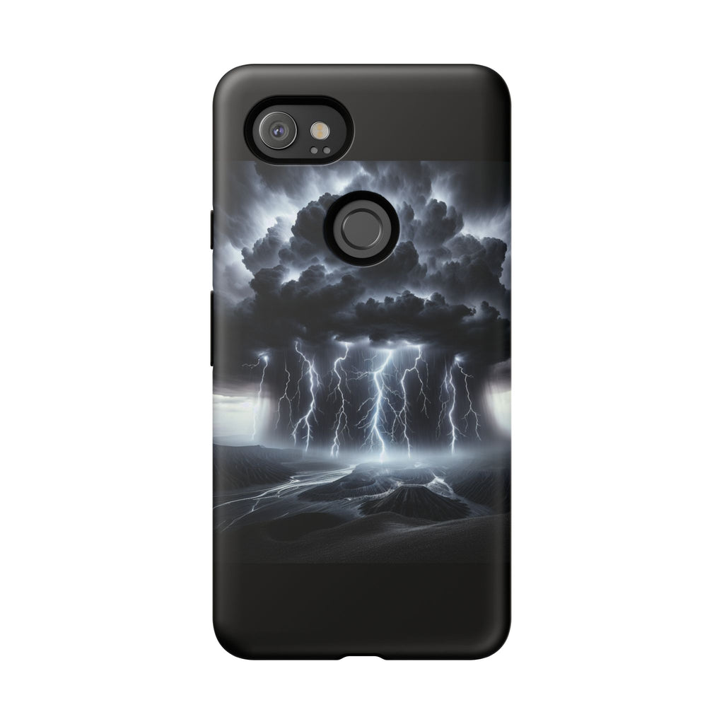 Tough Cases for the Bold: Stormy Thunder Phone Case, Lightning Protection, Durable Cover for Adventurers, Unique Gift for Nature [...]