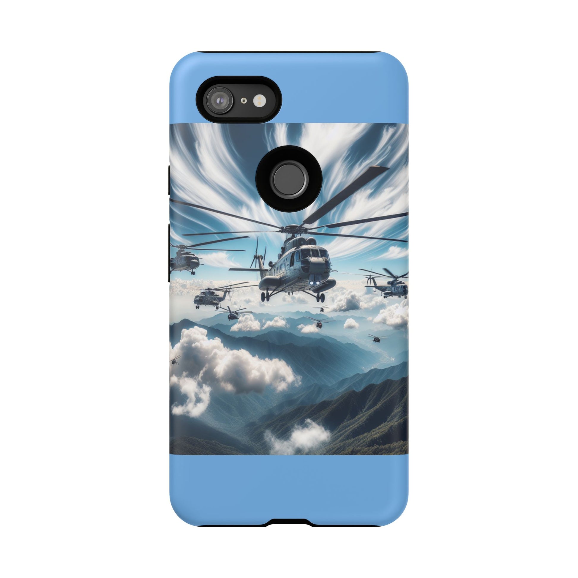 Tough Cases - Helicopter Design Phone Case, Military Style Cover, Unique Gift for Aviation Lovers, Durable Phone Protector, Hobbyist [...]