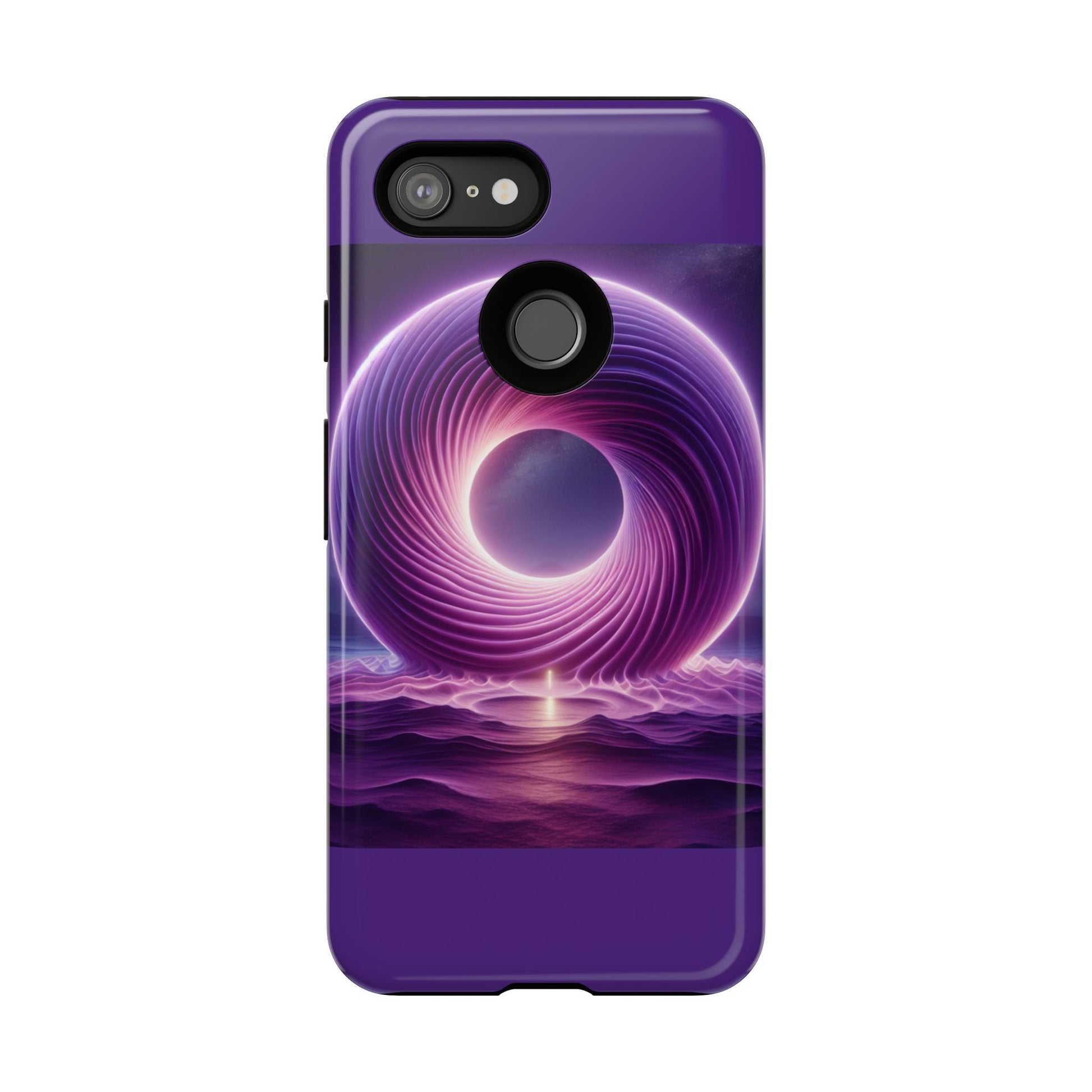 Colorful Phone Case with Swirling Design, Tough Phone Cover, Cosmic Phone Protector, Unique Gift for Tech Lovers, Stylish Smartphone Shell