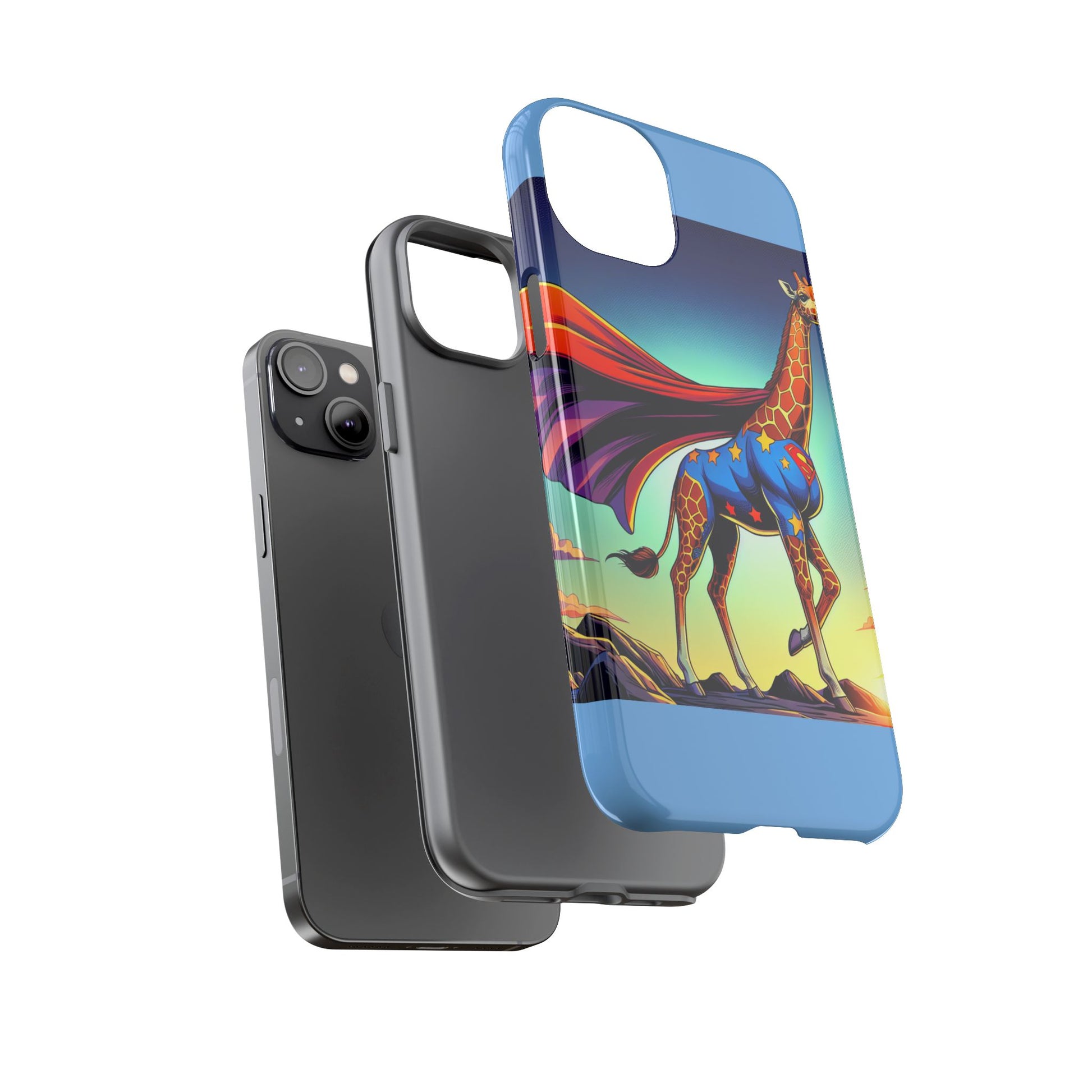Superhero Giraffe Phone Case | Tough Cases, Unique Gifts, Animal Lover Accessories, Fun Tech Protectors, Cute Phone Covers, Birthday Gift