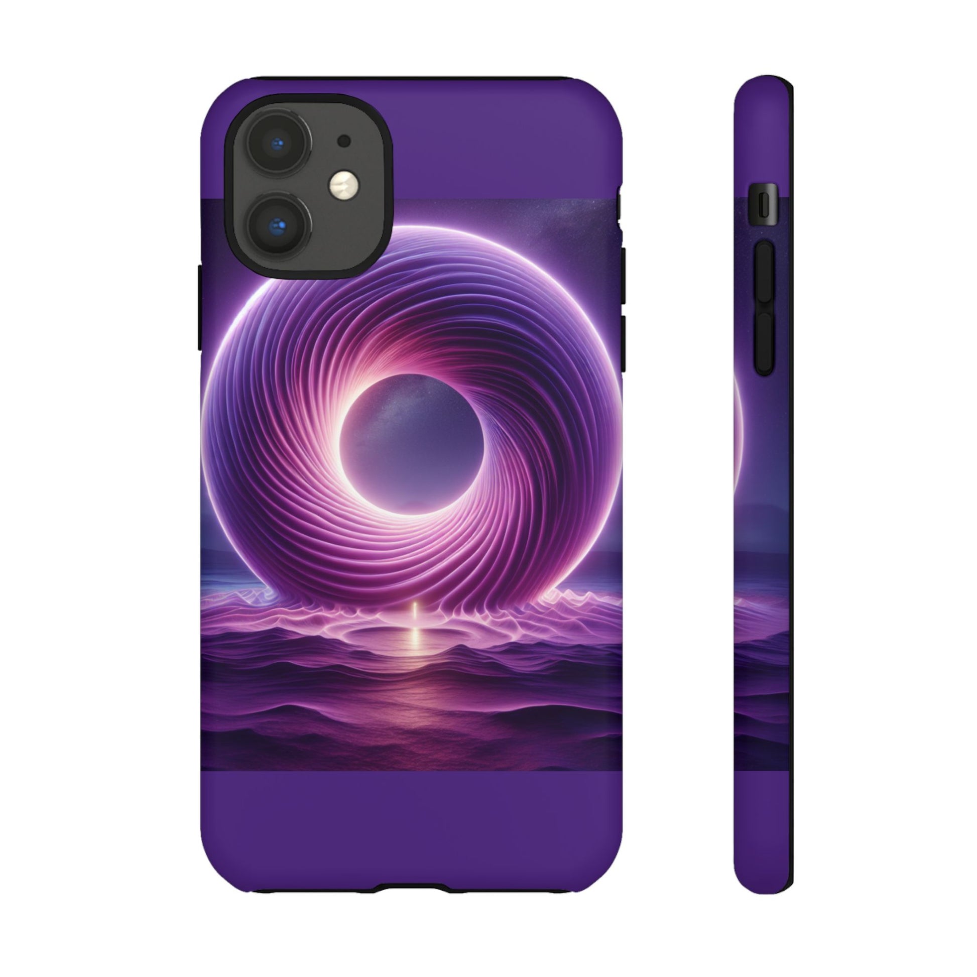 Colorful Phone Case with Swirling Design, Tough Phone Cover, Cosmic Phone Protector, Unique Gift for Tech Lovers, Stylish Smartphone Shell