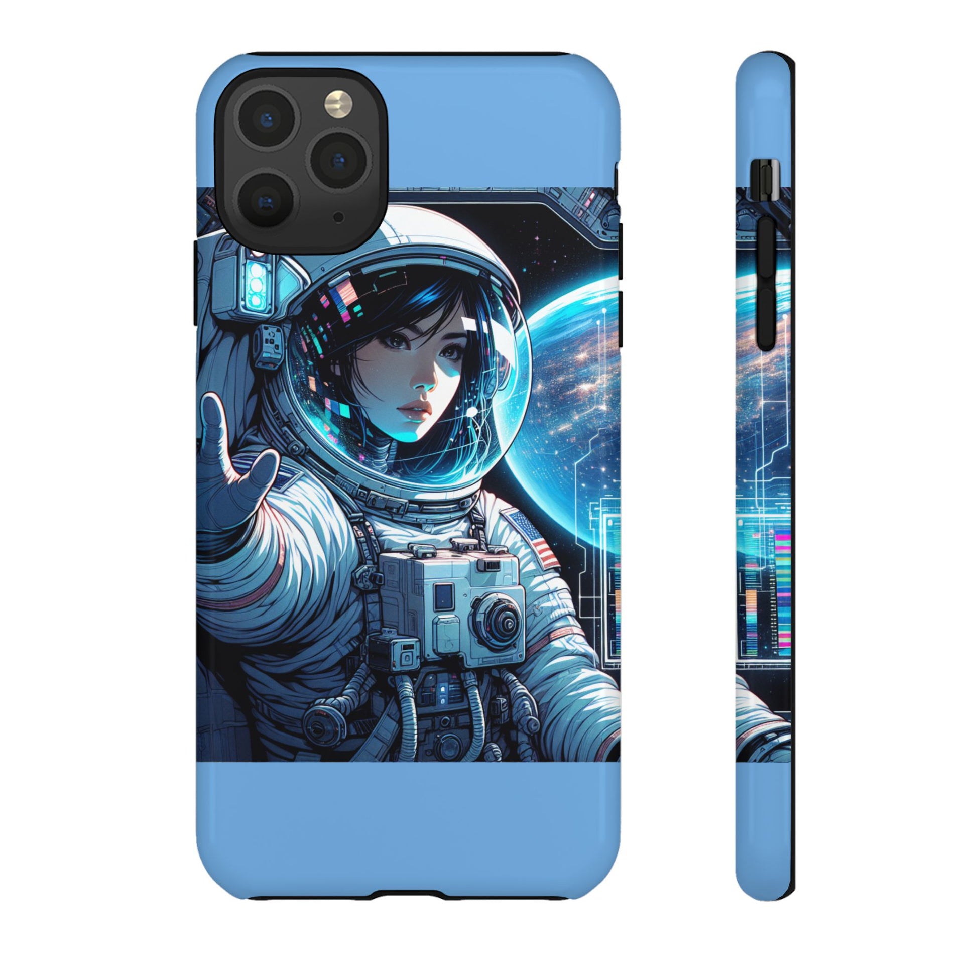 Astronaut Phone Case, Space-Themed Tough Case, Unique Gift for Science Lovers, Trendy Protection for Smartphones, Cool Tech Accessories