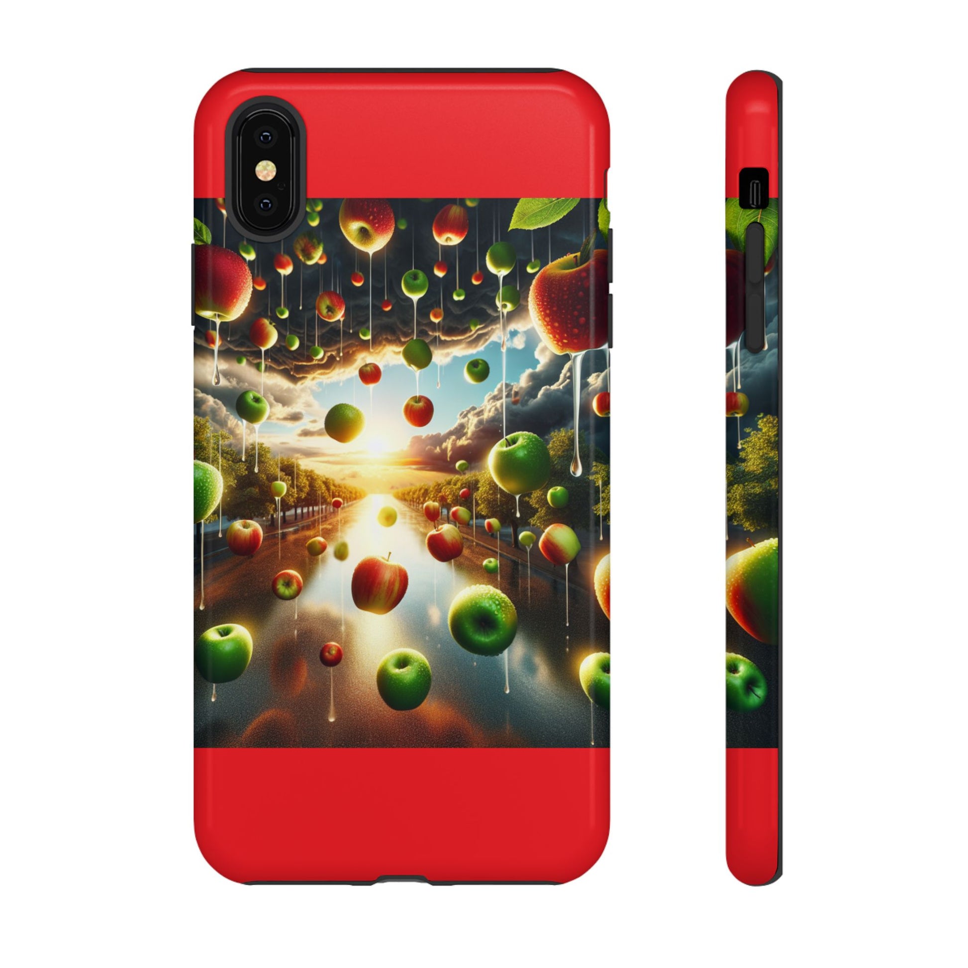 Vibrant Phone Case with Artistic Apple Design, Unique Gift for Art Lovers, Trendy Accessory for Any Occasion, Stylish Smartphone Cover