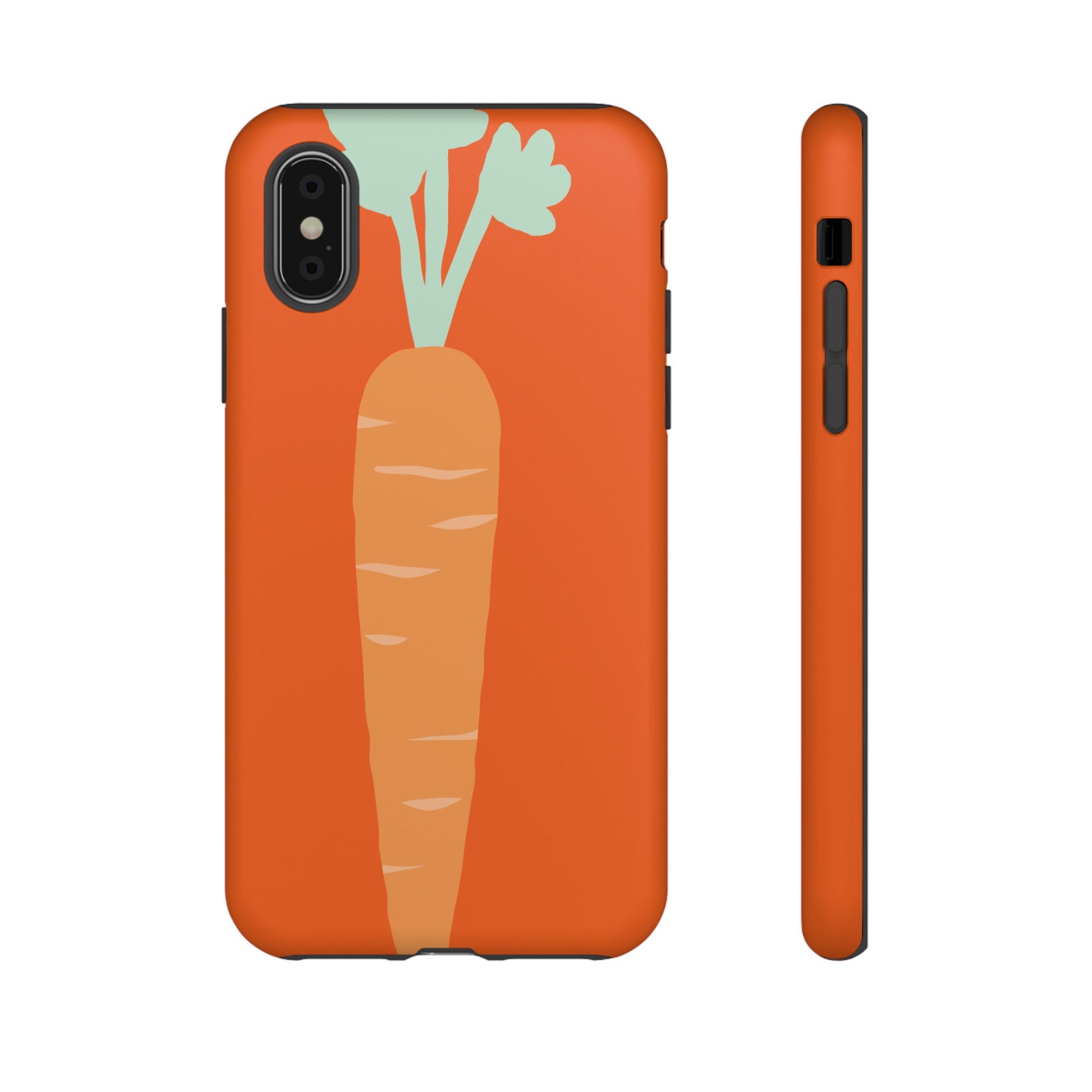 Tough Cases Carrot Phone Case, Cute Smartphone Cover, Fun Gift for Garden Lovers, Fall Decor, Vegan Accessories, Colorful Case