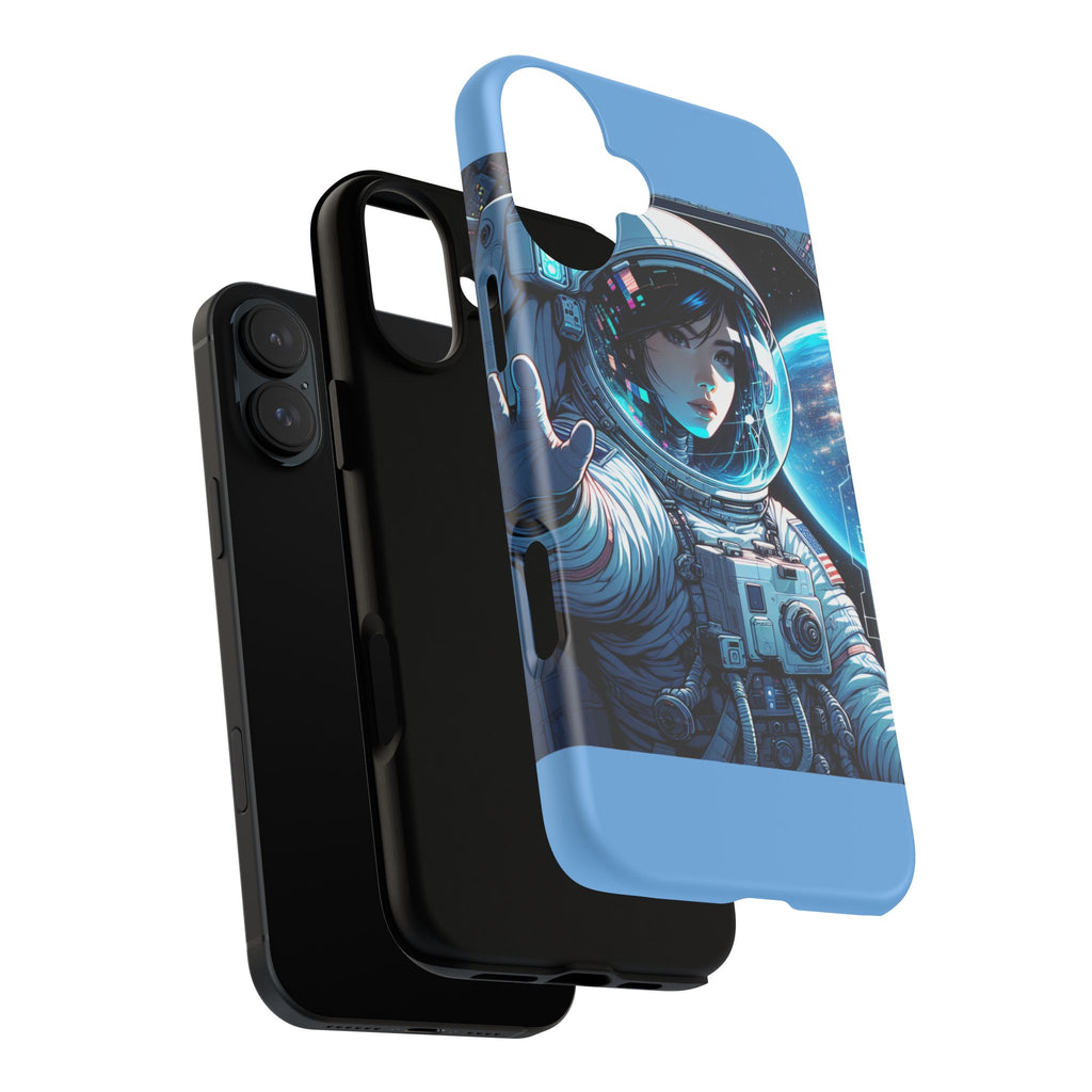 Astronaut Phone Case, Space-Themed Tough Case, Unique Gift for Science Lovers, Trendy Protection for Smartphones, Cool Tech Accessories