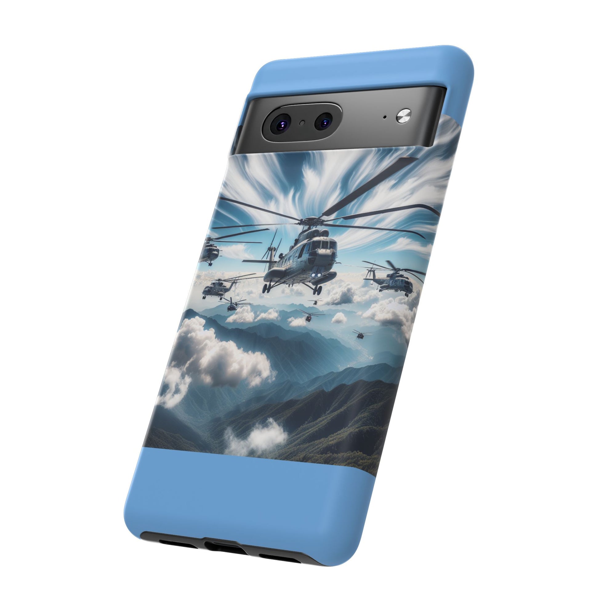 Tough Cases - Helicopter Design Phone Case, Military Style Cover, Unique Gift for Aviation Lovers, Durable Phone Protector, Hobbyist [...]