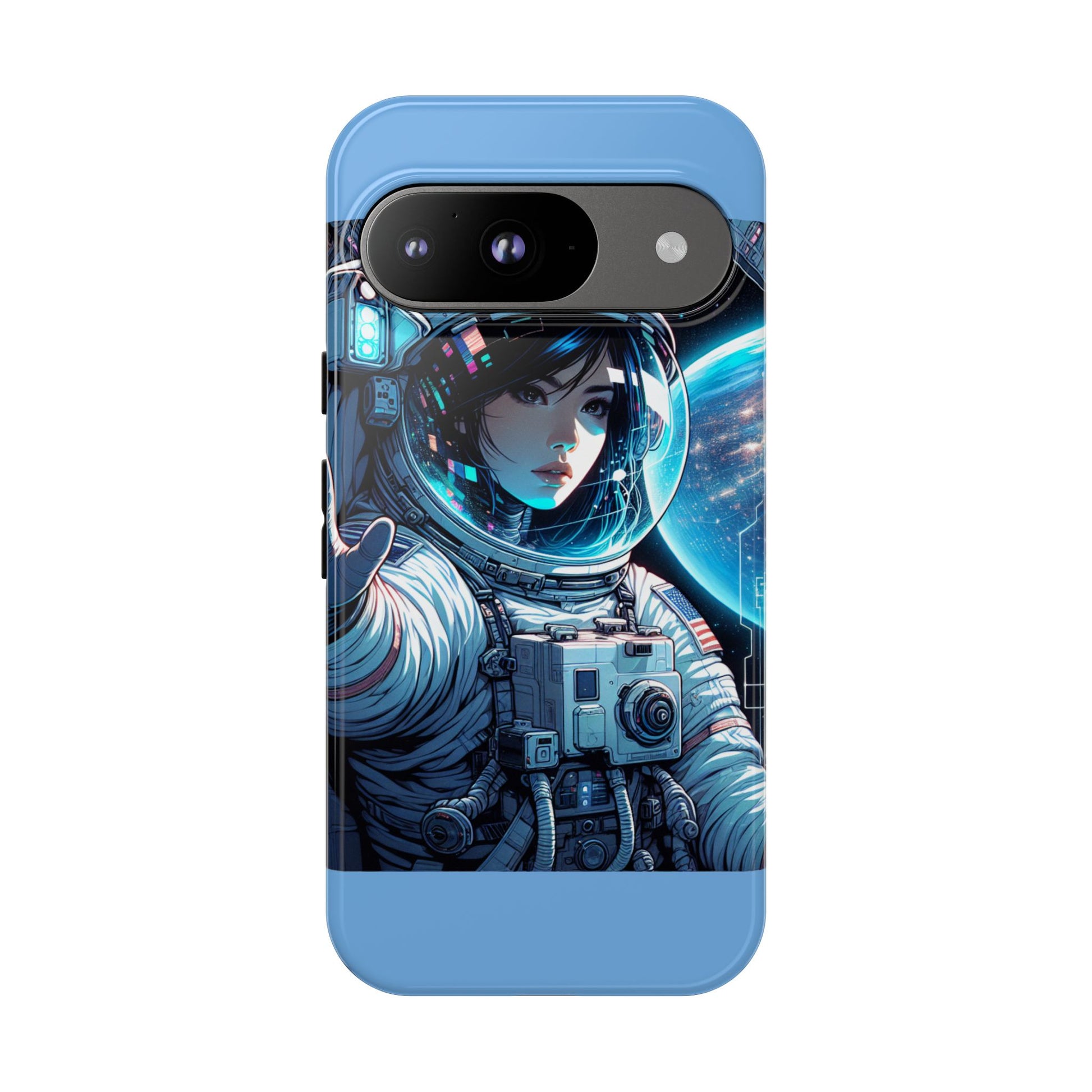 Astronaut Phone Case, Space-Themed Tough Case, Unique Gift for Science Lovers, Trendy Protection for Smartphones, Cool Tech Accessories