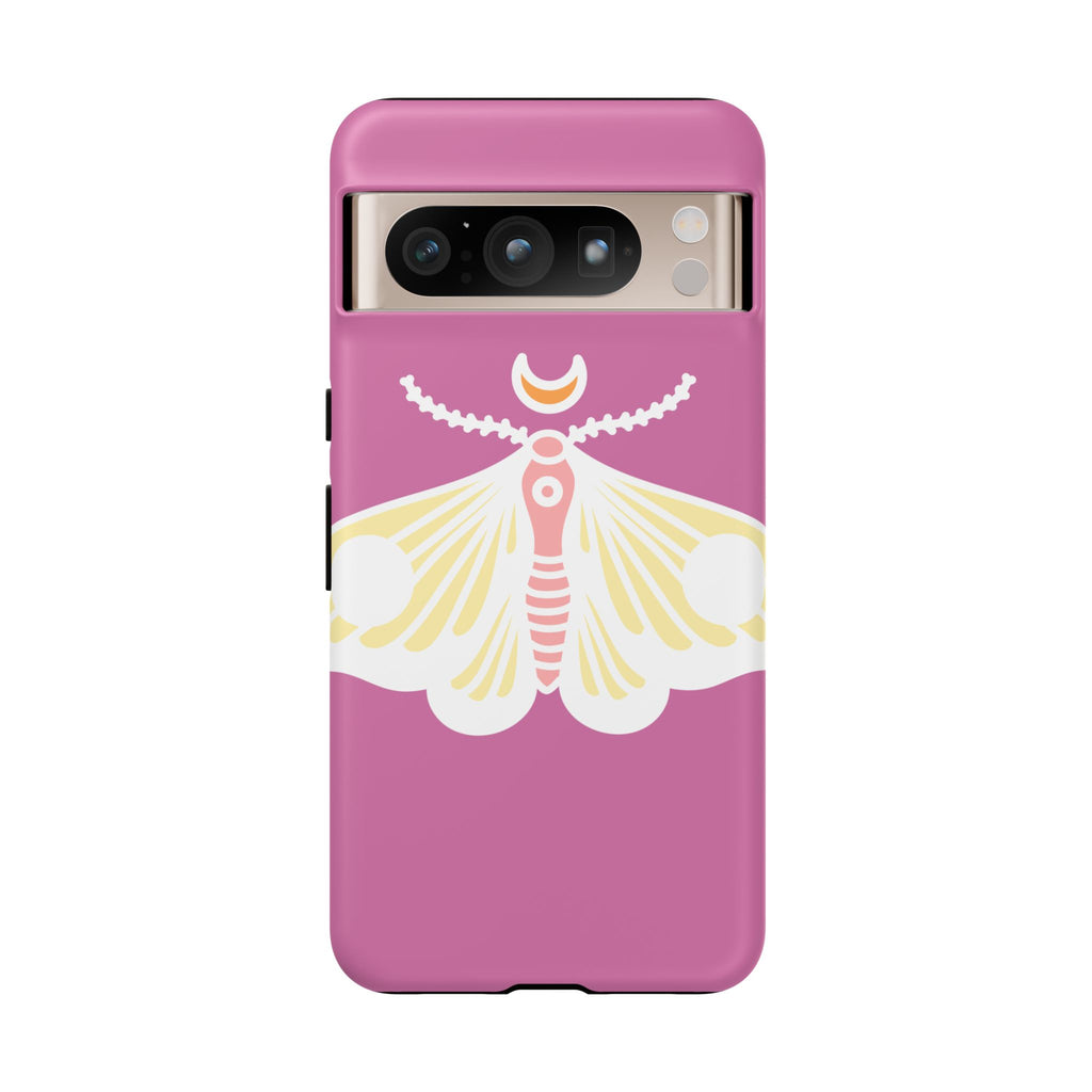Colorful Moth Phone Case | Tough Cases for iPhone, Unique Gift, Nature Lovers, Boho Style, Trendy Accessories