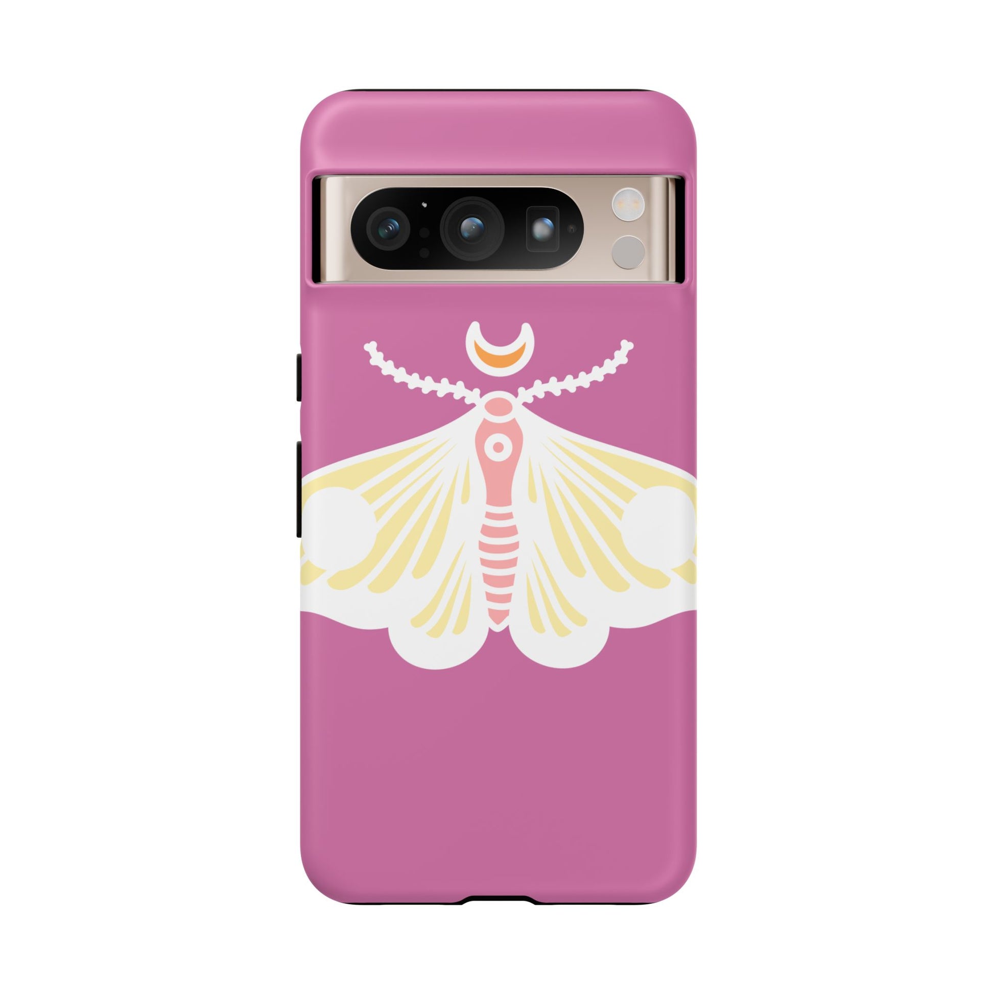Colorful Moth Phone Case | Tough Cases for iPhone, Unique Gift, Nature Lovers, Boho Style, Trendy Accessories