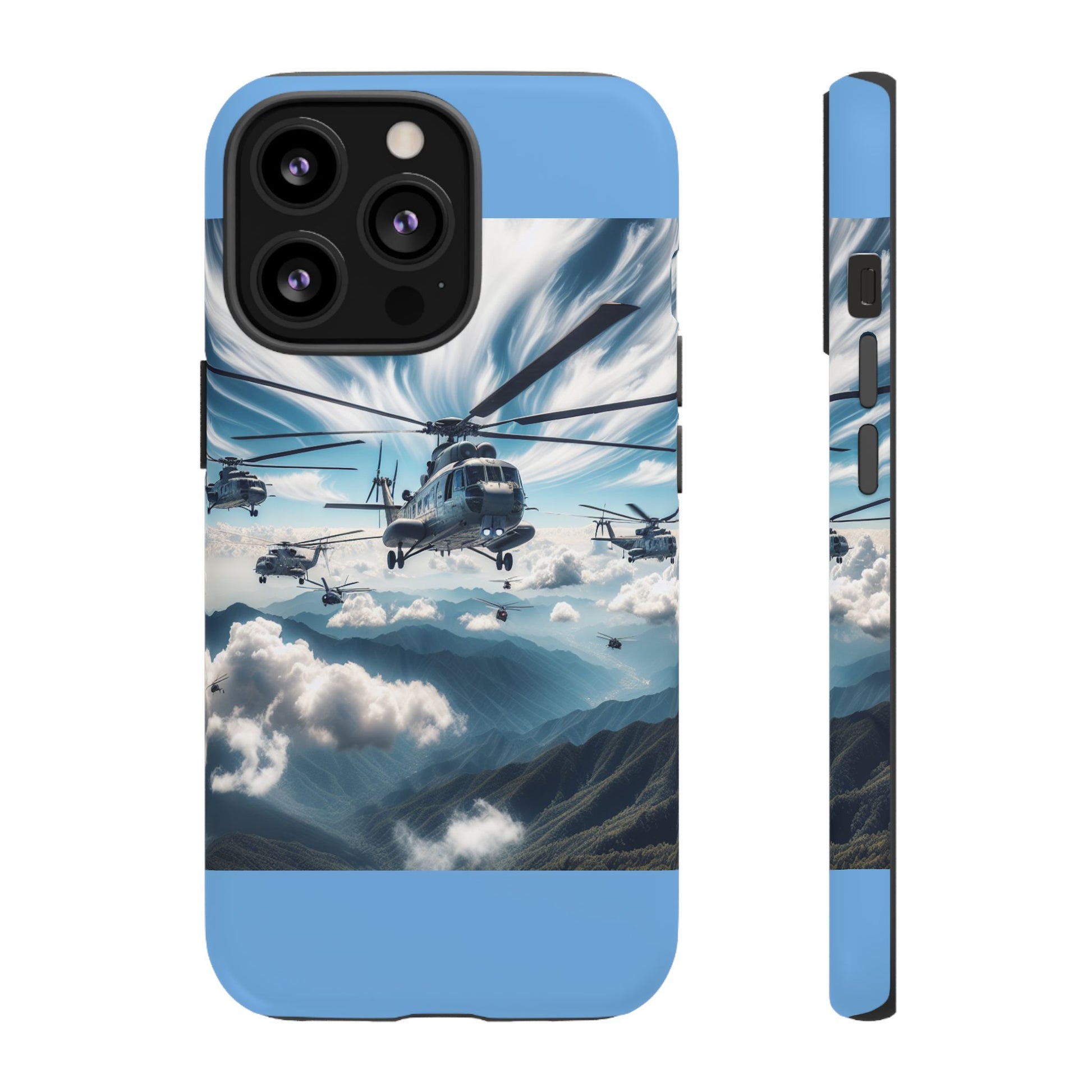 Tough Cases - Helicopter Design Phone Case, Military Style Cover, Unique Gift for Aviation Lovers, Durable Phone Protector, Hobbyist [...]