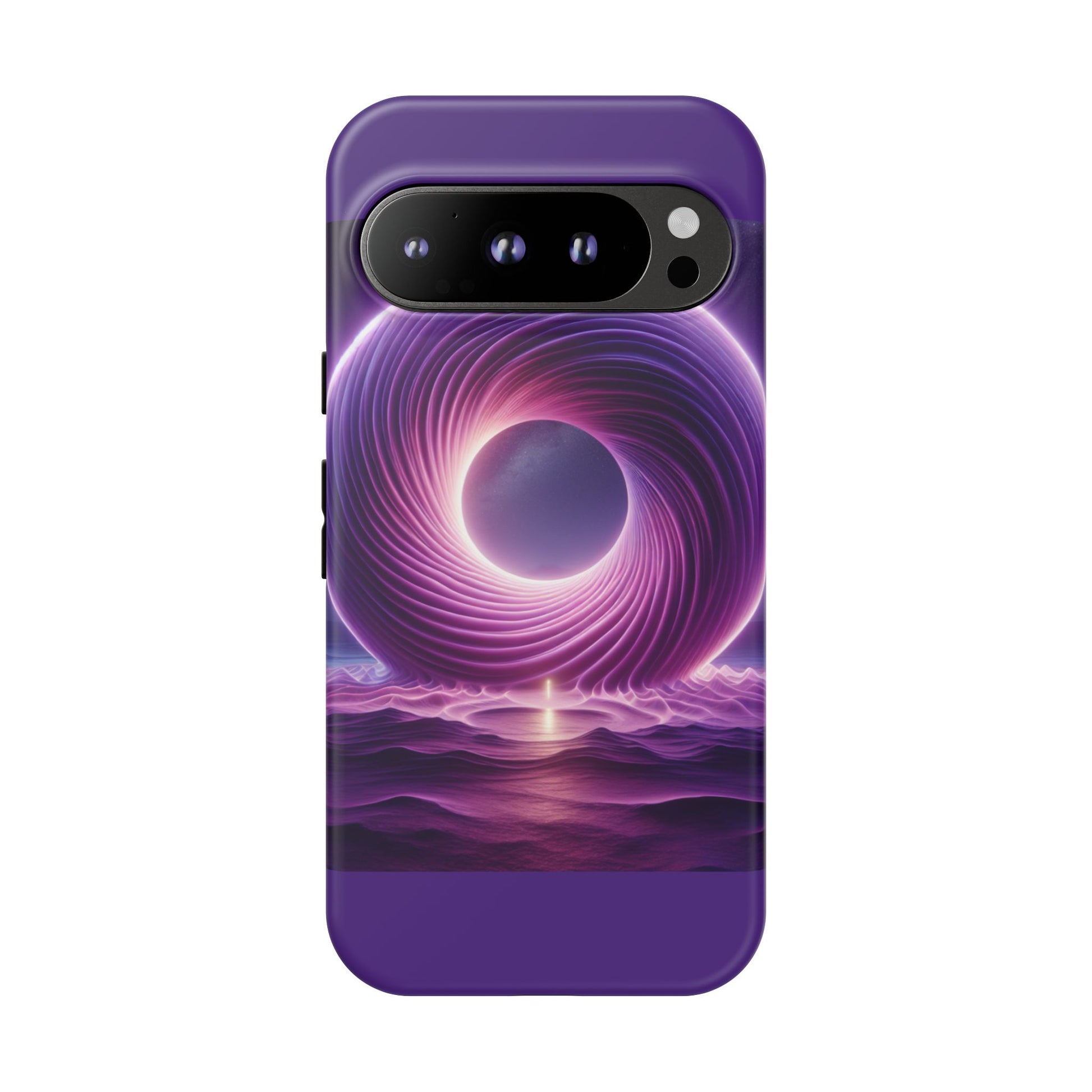 Colorful Phone Case with Swirling Design, Tough Phone Cover, Cosmic Phone Protector, Unique Gift for Tech Lovers, Stylish Smartphone Shell