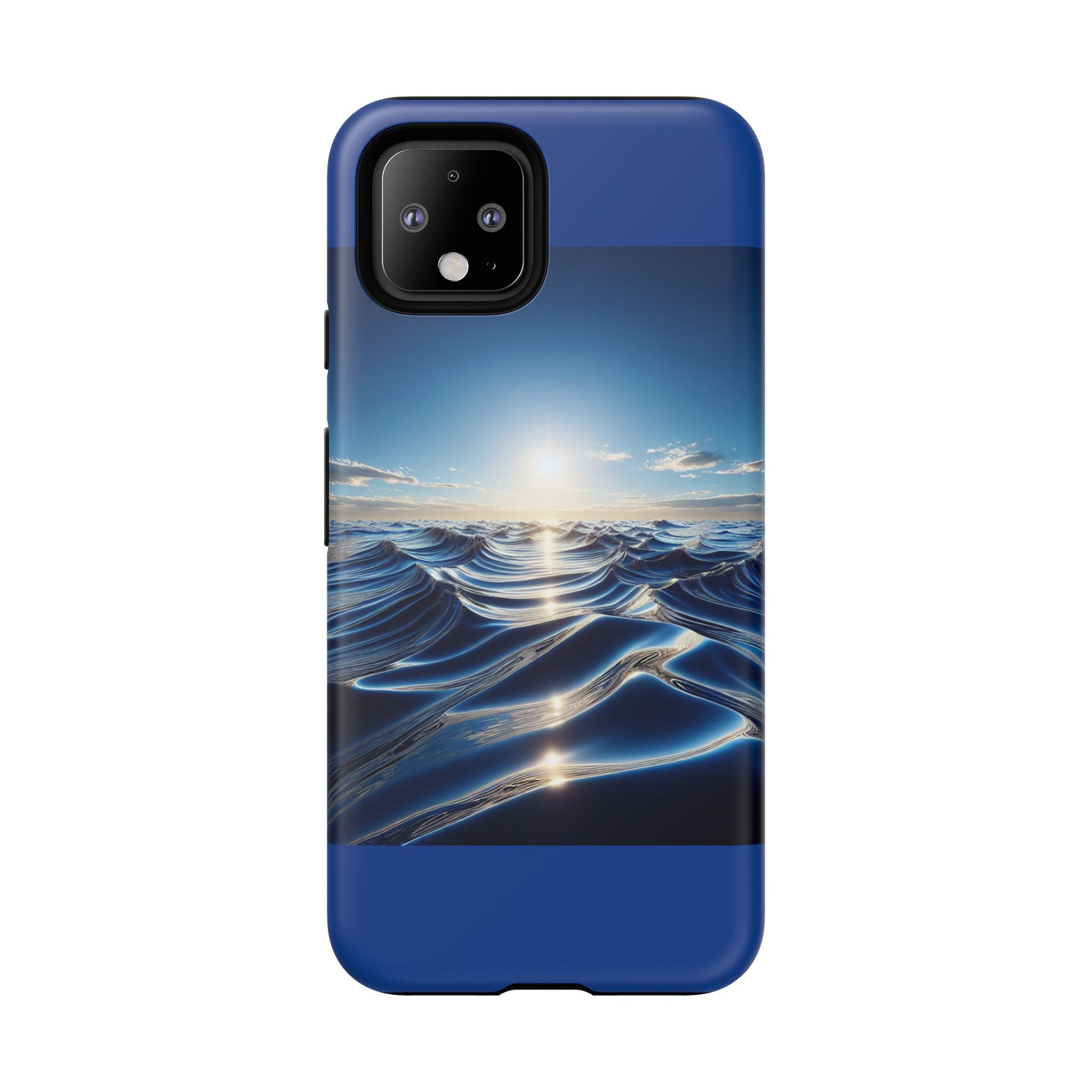 Ocean Wave Phone Case, Tough Phone Cover, Stylish Cell Case, Gift for Beach Lovers, Customizable Phone Accessory