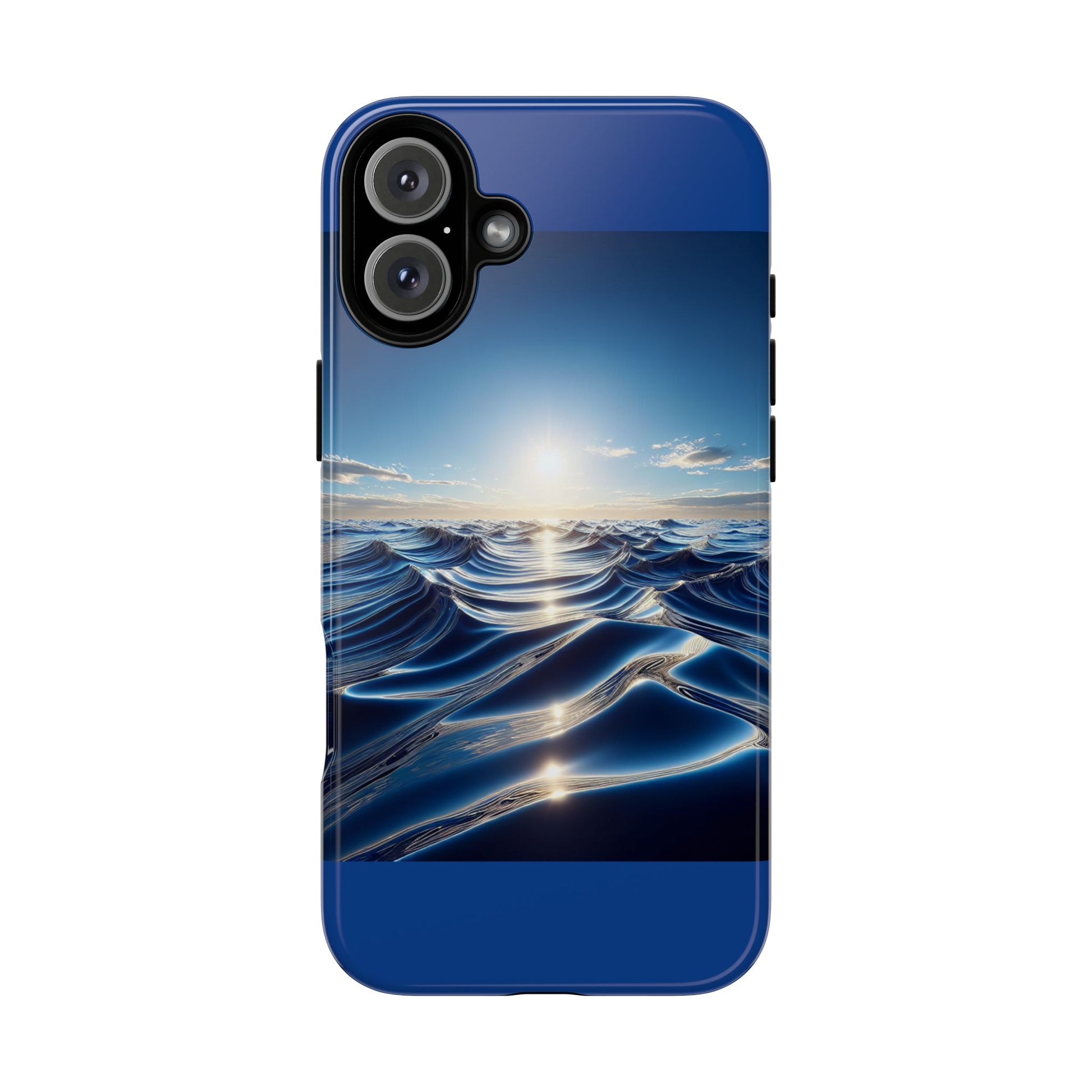 Ocean Wave Phone Case, Tough Phone Cover, Stylish Cell Case, Gift for Beach Lovers, Customizable Phone Accessory