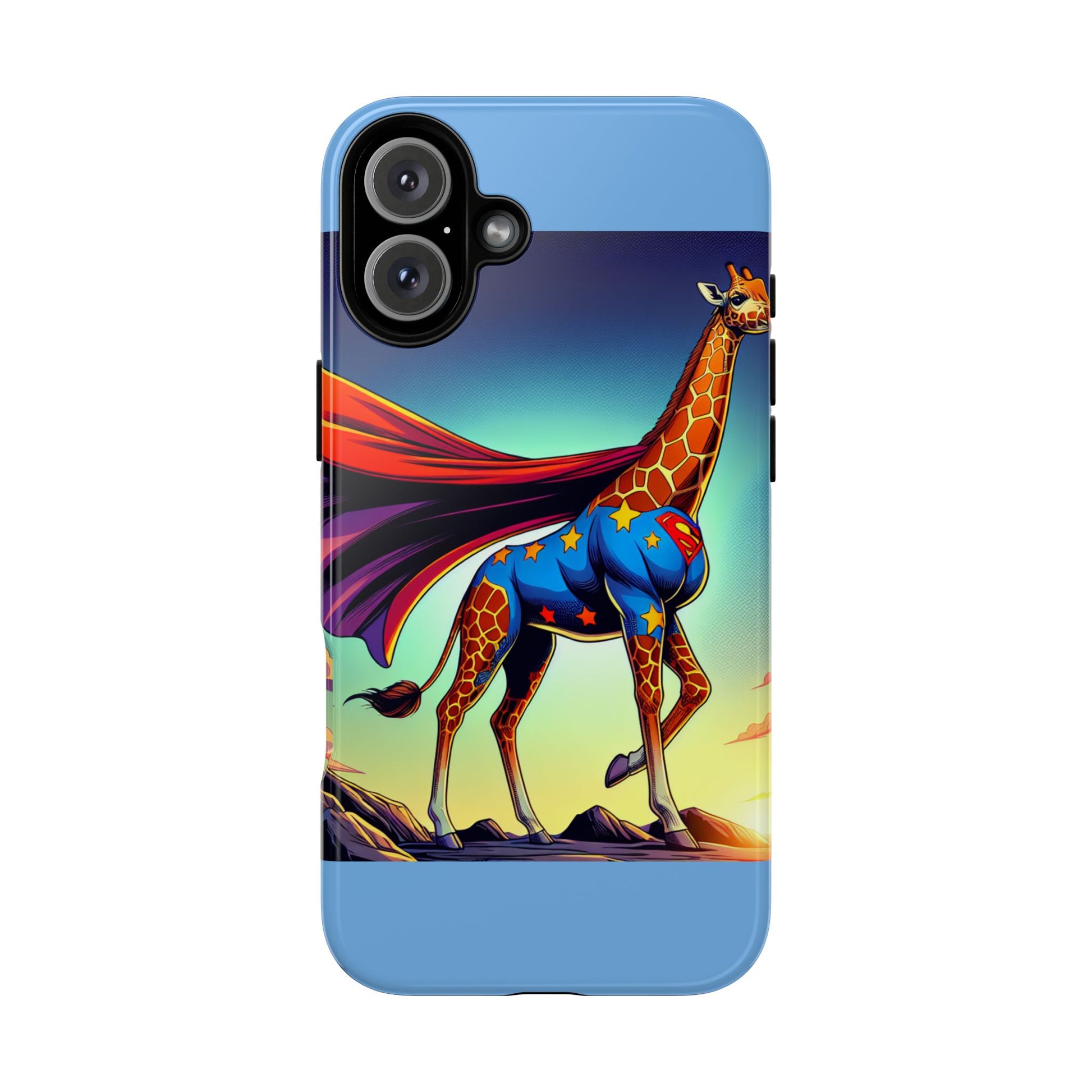 Superhero Giraffe Phone Case | Tough Cases, Unique Gifts, Animal Lover Accessories, Fun Tech Protectors, Cute Phone Covers, Birthday Gift