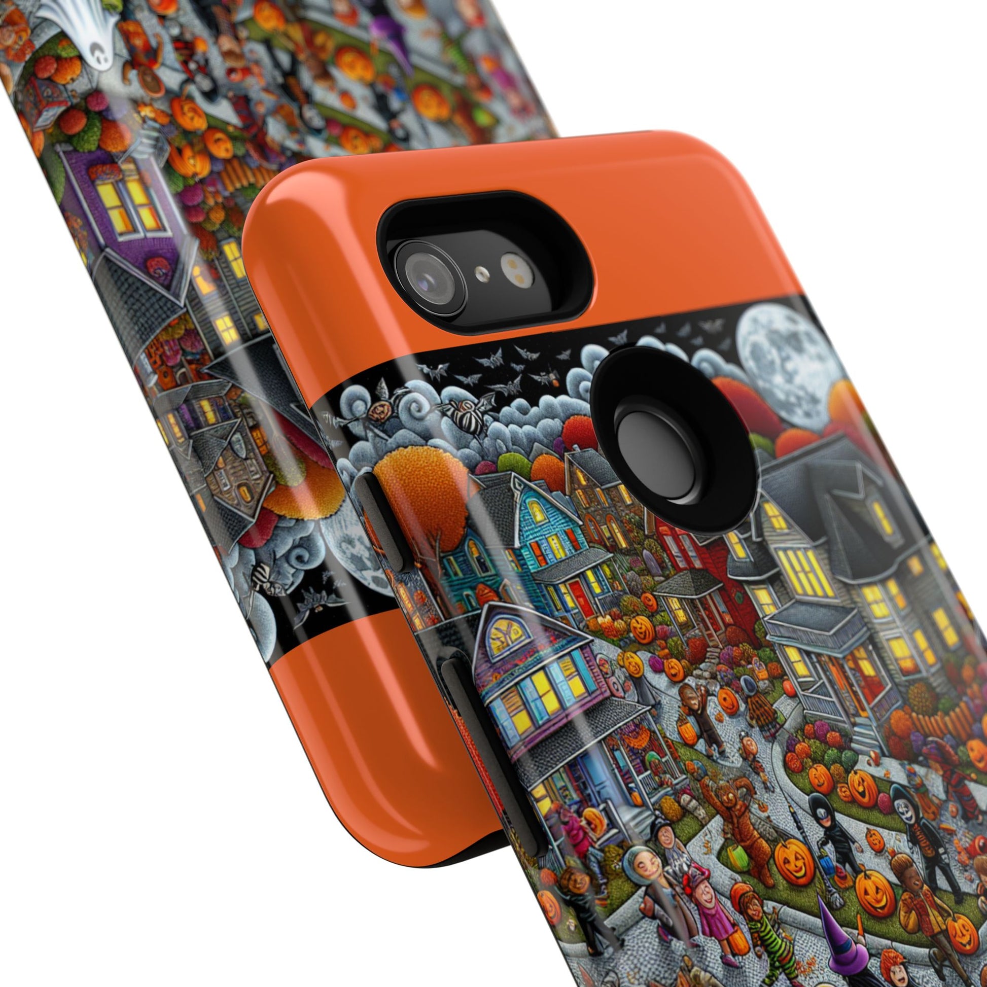 Halloween Phone Case, Tough Cases for Spooky Season, Fall Decor, Trick or Treat, Pumpkin Lovers, Ghost Design
