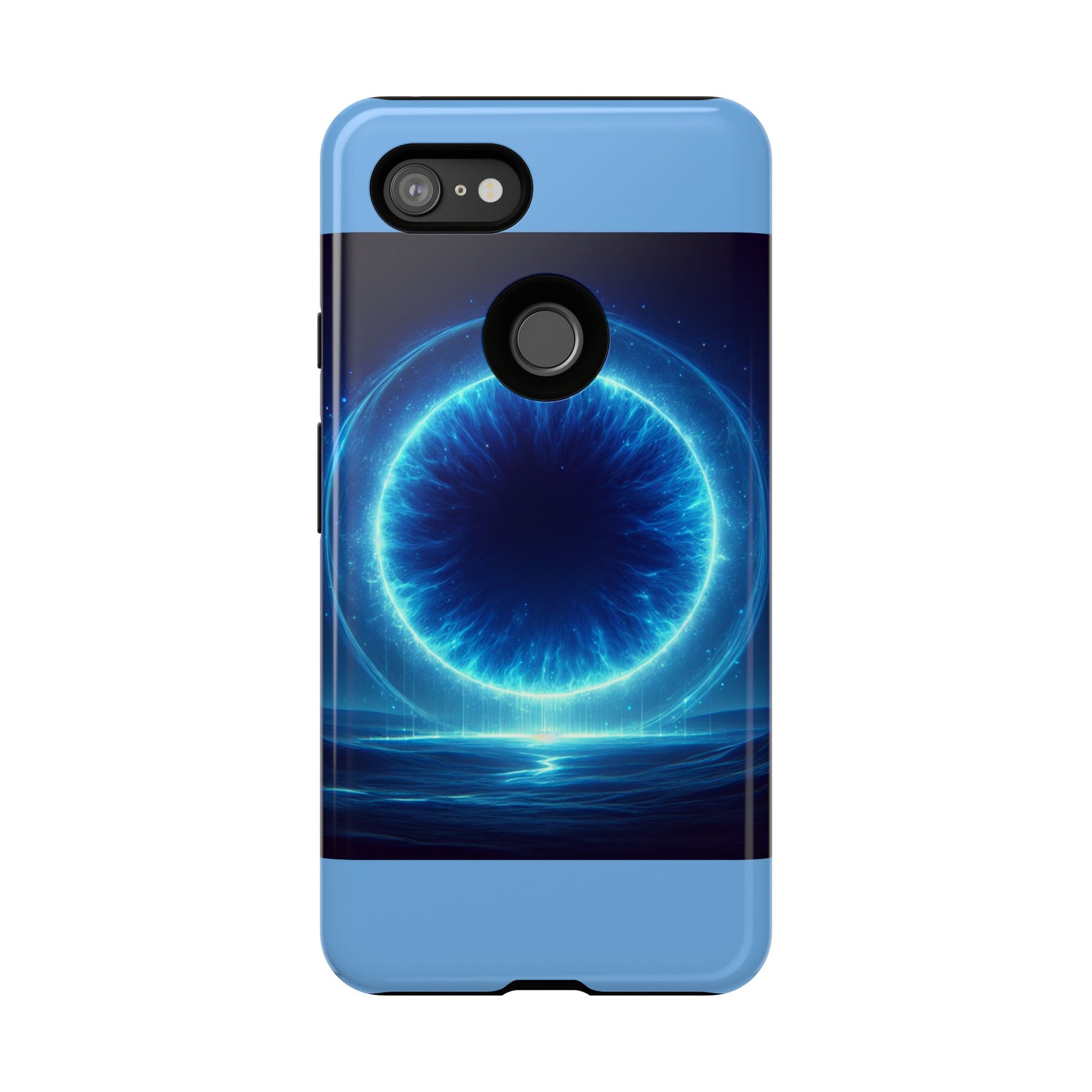 Blue Galaxy Phone Case, Tough Phone Cover, Cosmic Protection Case, Space Design, Gift for Space Lovers