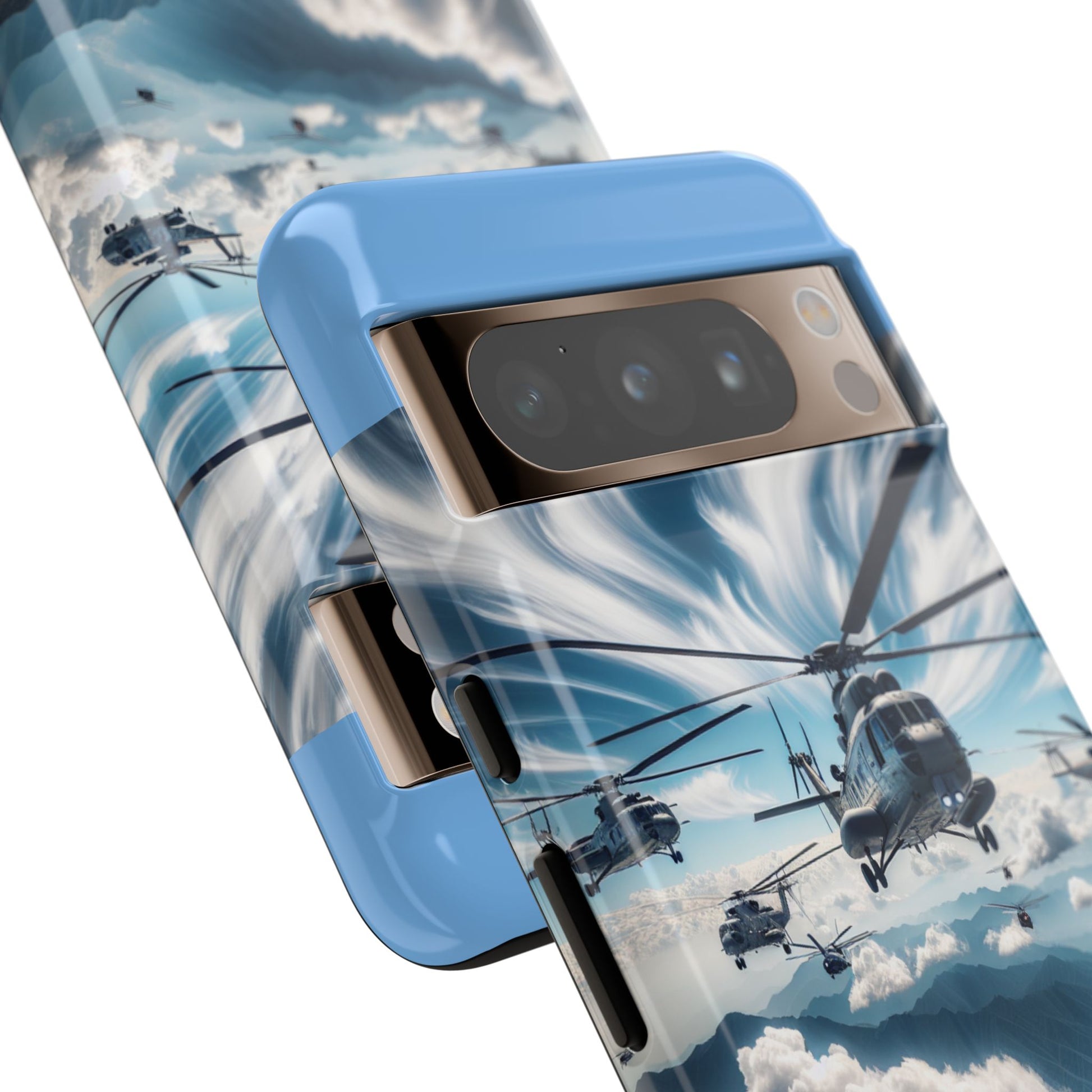 Tough Cases - Helicopter Design Phone Case, Military Style Cover, Unique Gift for Aviation Lovers, Durable Phone Protector, Hobbyist [...]