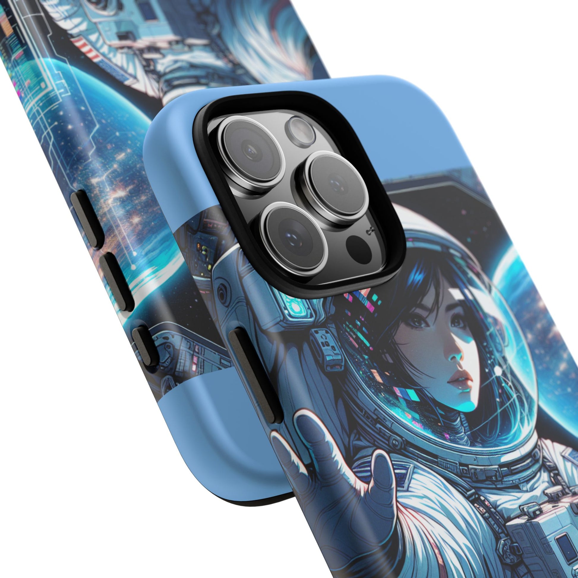 Astronaut Phone Case, Space-Themed Tough Case, Unique Gift for Science Lovers, Trendy Protection for Smartphones, Cool Tech Accessories