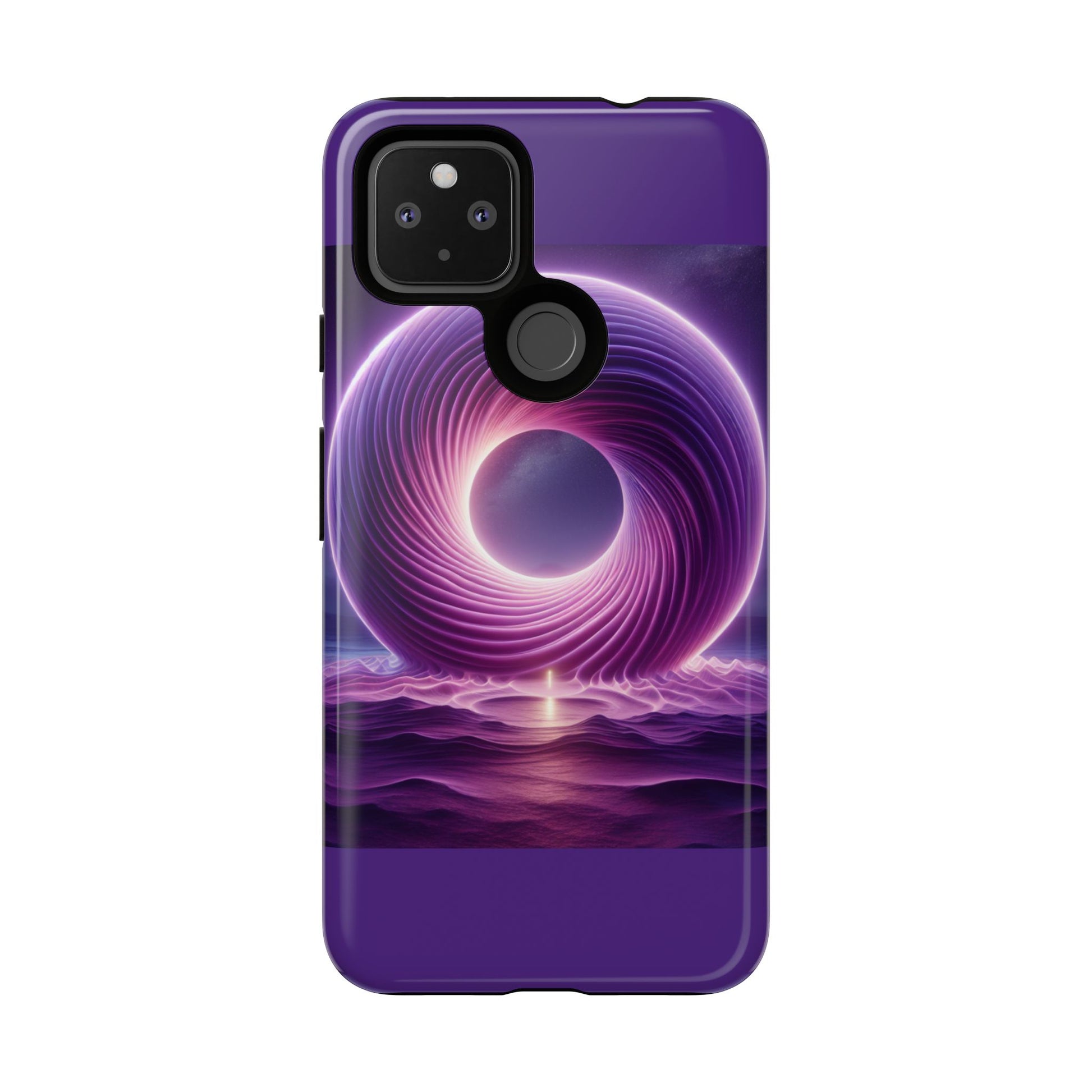 Colorful Phone Case with Swirling Design, Tough Phone Cover, Cosmic Phone Protector, Unique Gift for Tech Lovers, Stylish Smartphone Shell