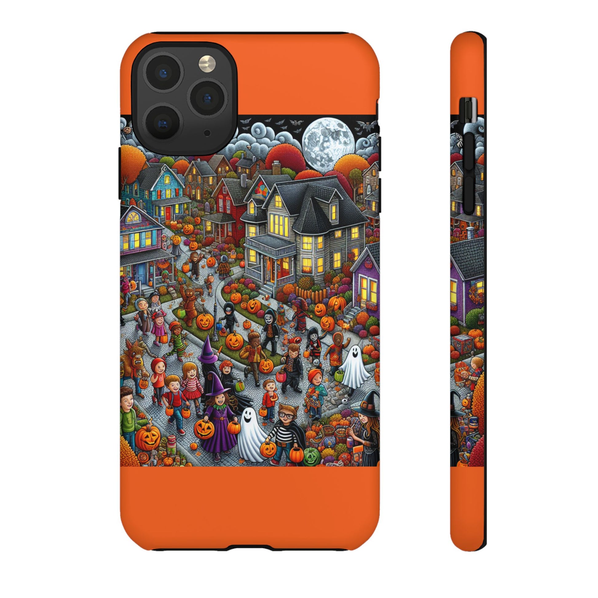 Halloween Phone Case, Tough Cases for Spooky Season, Fall Decor, Trick or Treat, Pumpkin Lovers, Ghost Design
