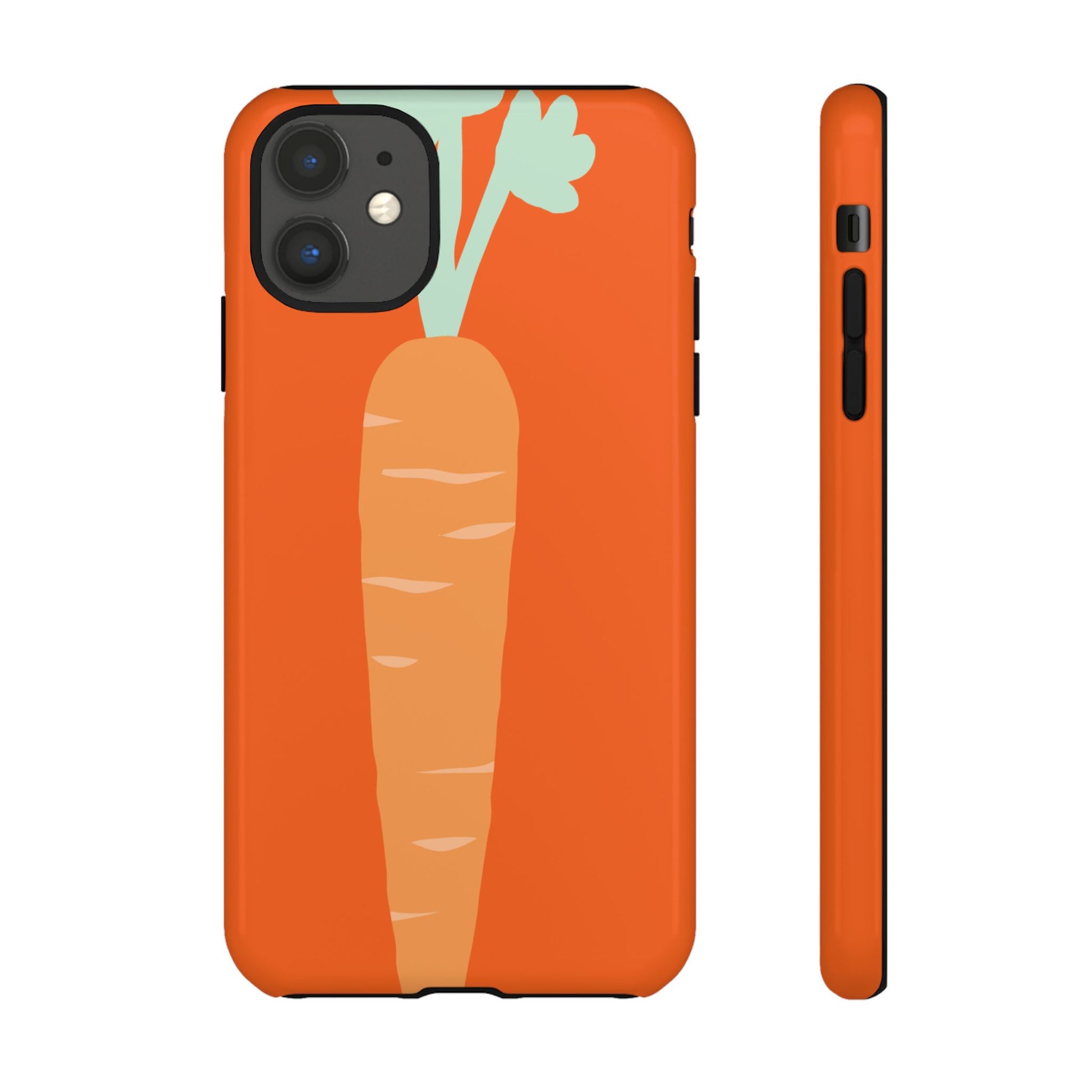 Tough Cases Carrot Phone Case, Cute Smartphone Cover, Fun Gift for Garden Lovers, Fall Decor, Vegan Accessories, Colorful Case