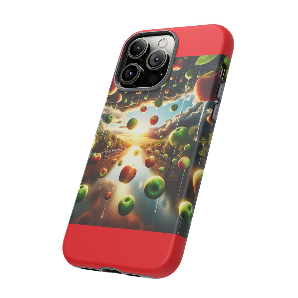 Vibrant Phone Case with Artistic Apple Design, Unique Gift for Art Lovers, Trendy Accessory for Any Occasion, Stylish Smartphone Cover