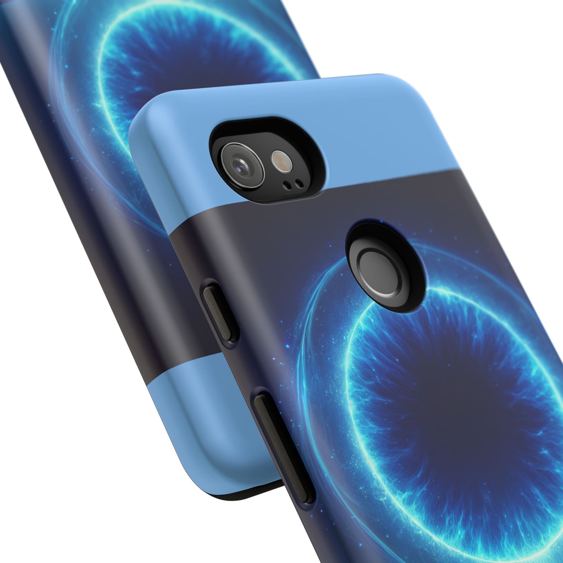 Blue Galaxy Phone Case, Tough Phone Cover, Cosmic Protection Case, Space Design, Gift for Space Lovers