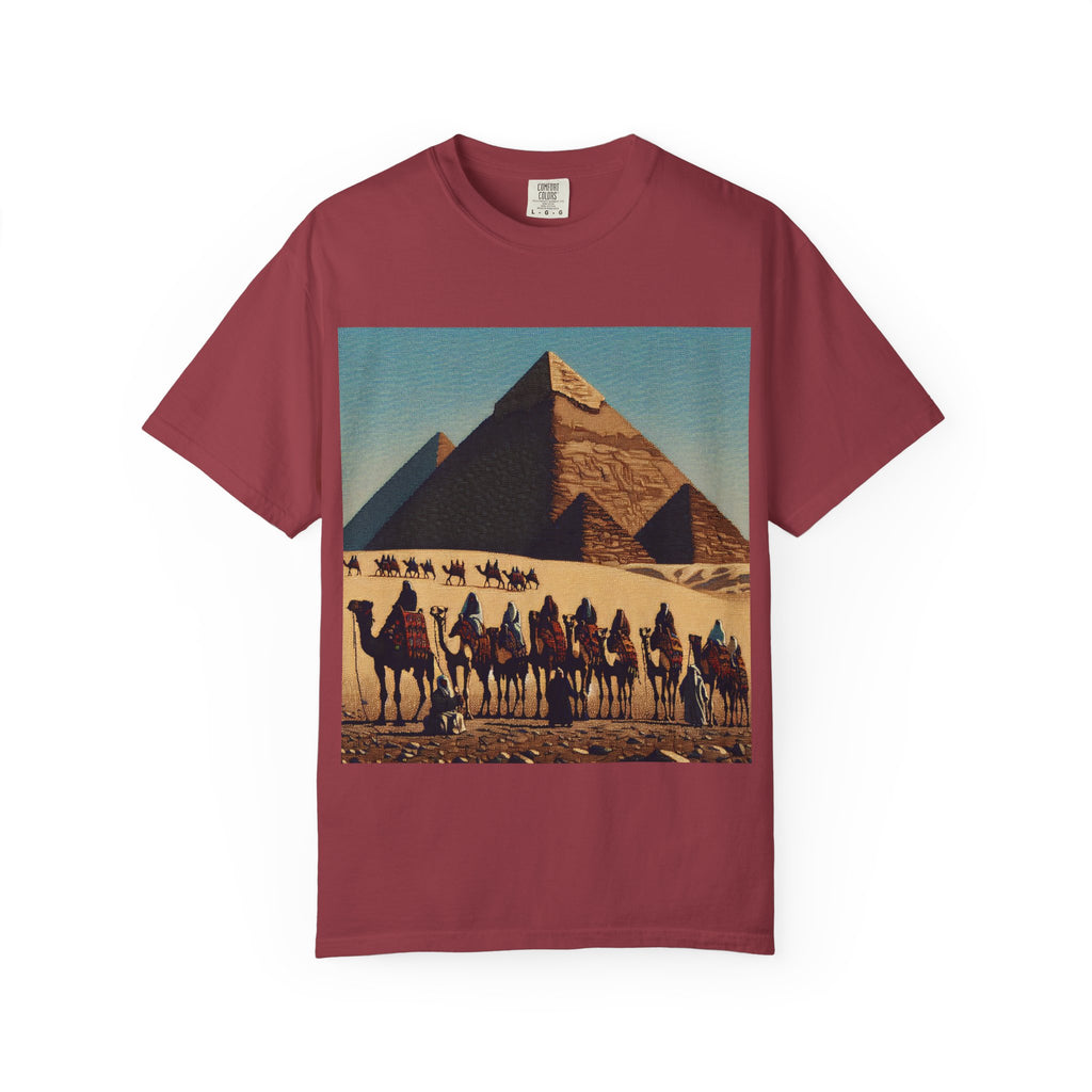Desert Adventure Graphic Tee | Unisex Garment-Dyed T-shirt, Vintage Prints, Casual Wear, Travel Souvenir, Unique Gift