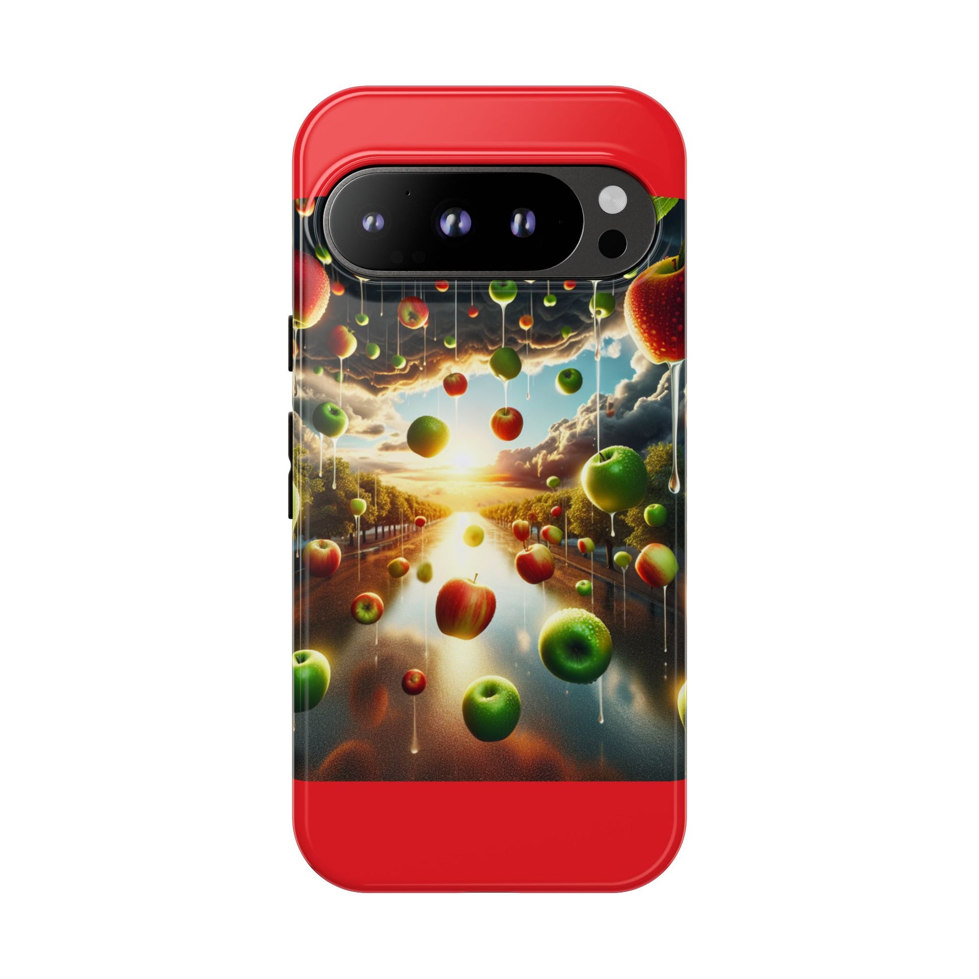 Vibrant Phone Case with Artistic Apple Design, Unique Gift for Art Lovers, Trendy Accessory for Any Occasion, Stylish Smartphone Cover