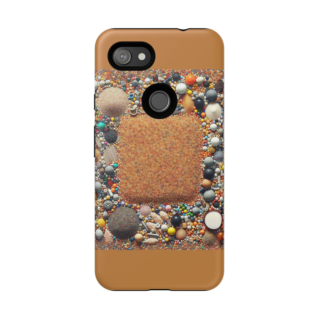 Colorful Phone Case with Unique Texture, Tough Case, Phone Accessory, Trendy Design, Gift for Tech Lovers, Durable Protection