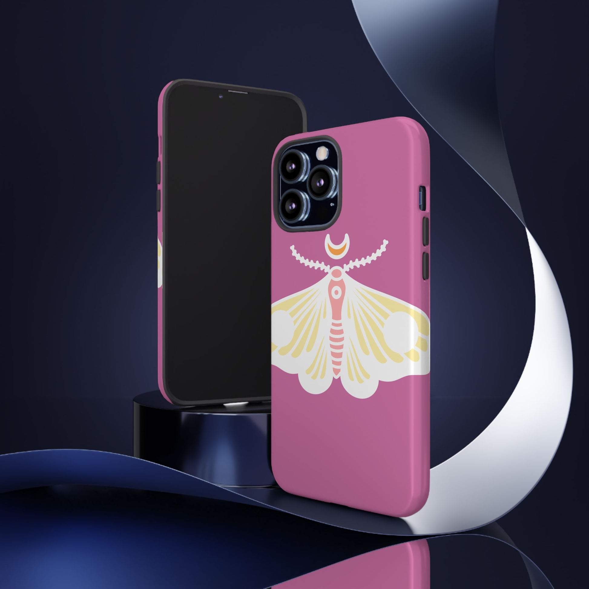 Colorful Moth Phone Case | Tough Cases for iPhone, Unique Gift, Nature Lovers, Boho Style, Trendy Accessories
