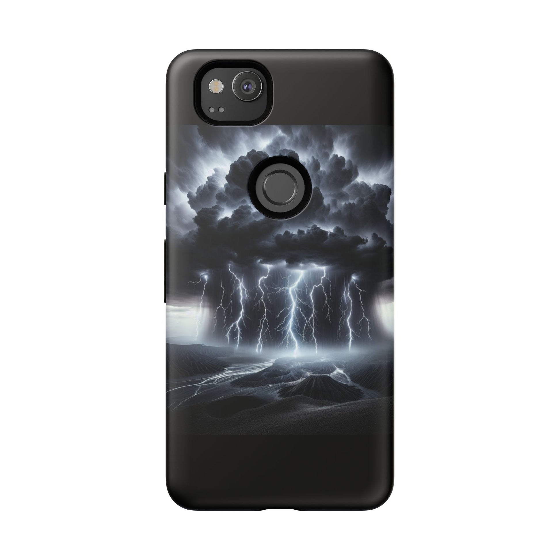 Tough Cases for the Bold: Stormy Thunder Phone Case, Lightning Protection, Durable Cover for Adventurers, Unique Gift for Nature [...]