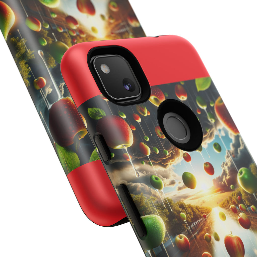 Vibrant Phone Case with Artistic Apple Design, Unique Gift for Art Lovers, Trendy Accessory for Any Occasion, Stylish Smartphone Cover