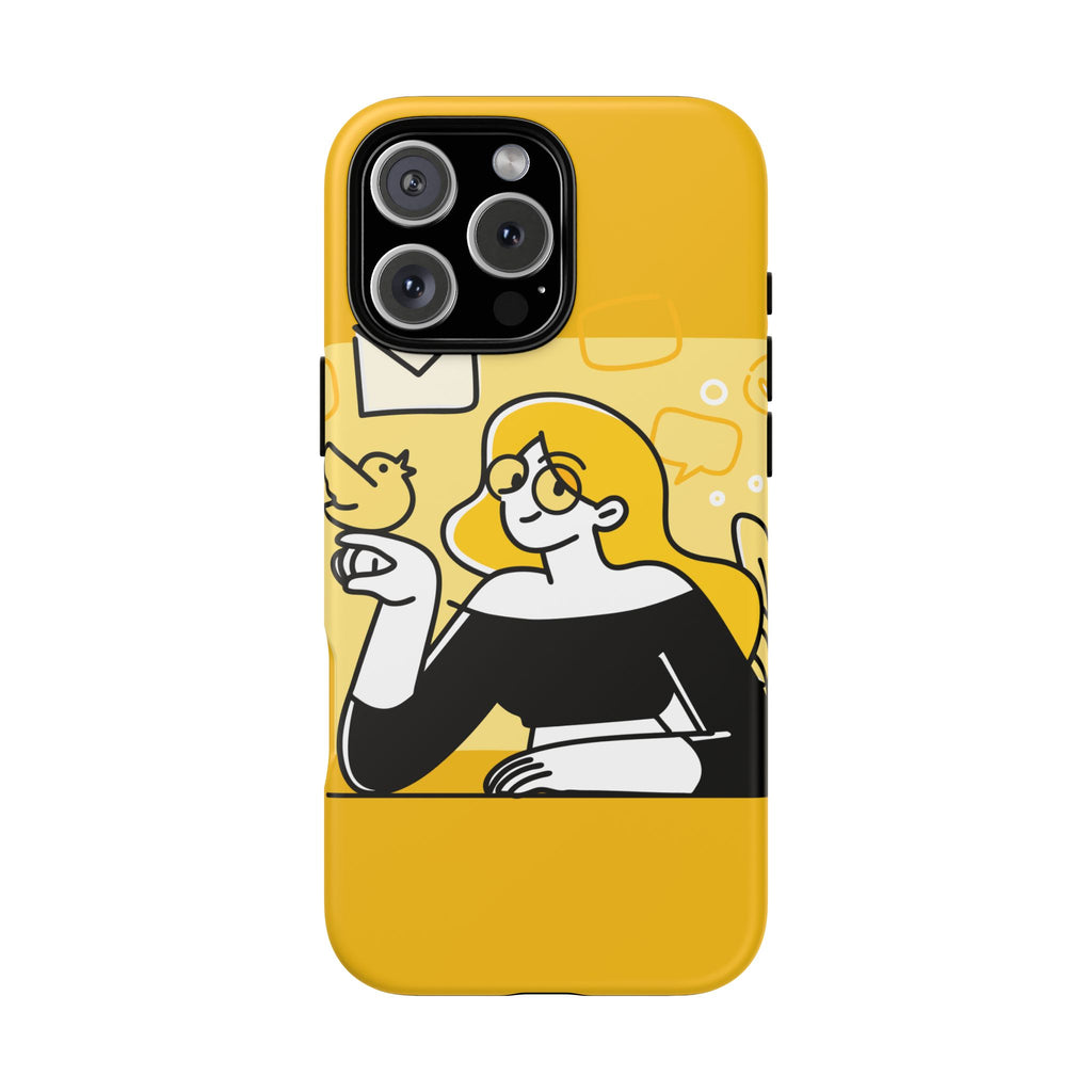 Chic Phone Case with Playful Design, Smartphone Cover, Unique Gift, Trendy Accessory, Eco-Friendly Case