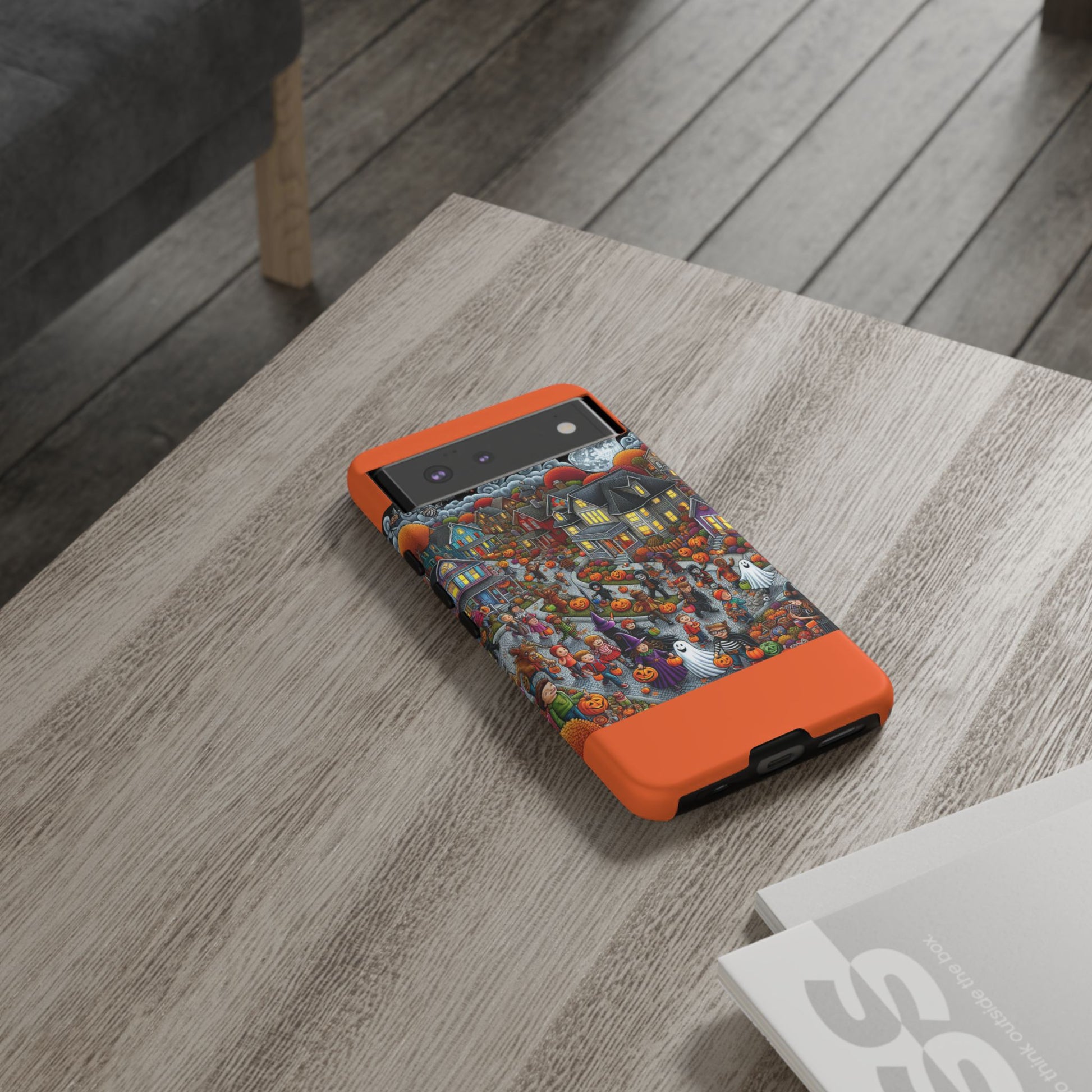 Halloween Phone Case, Tough Cases for Spooky Season, Fall Decor, Trick or Treat, Pumpkin Lovers, Ghost Design