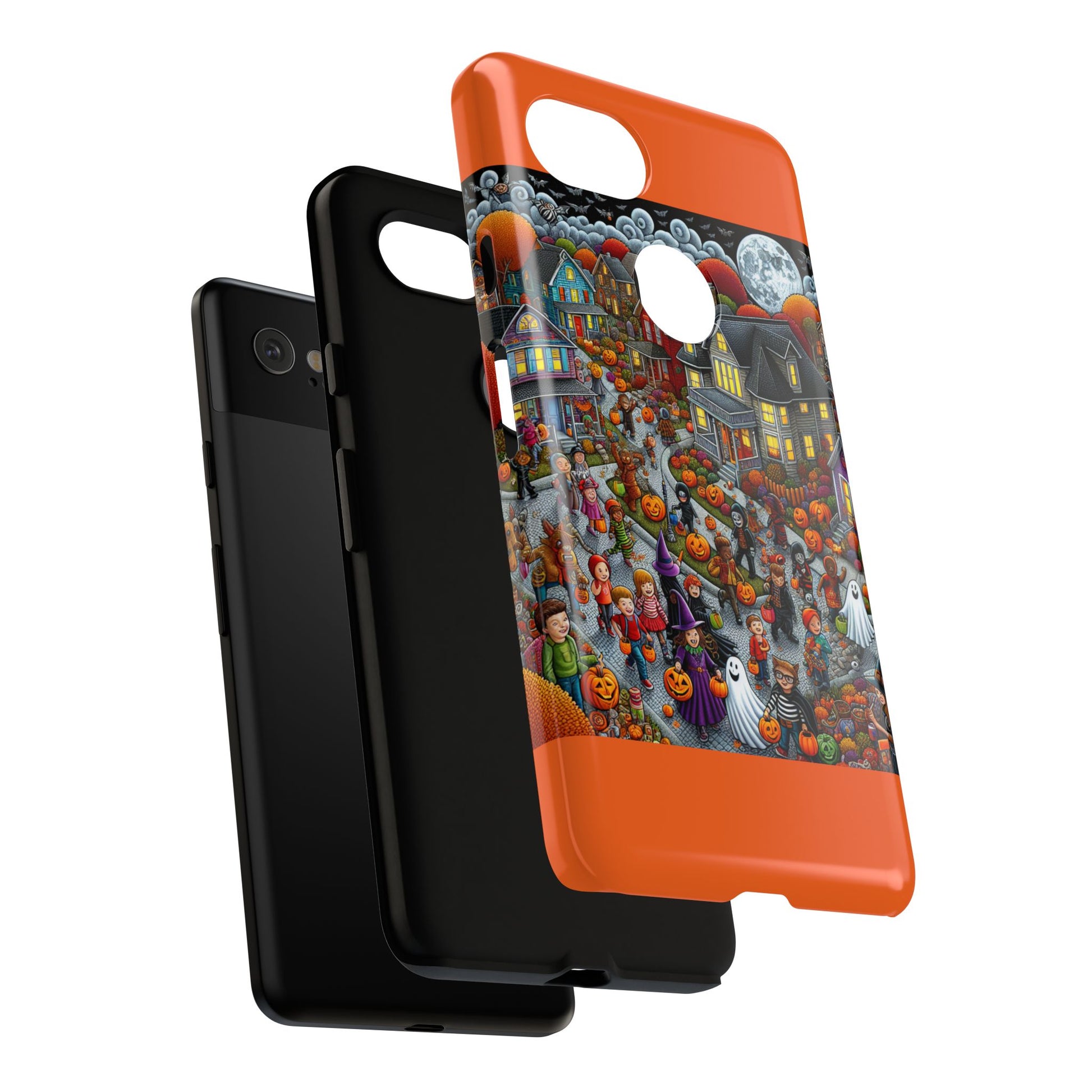 Halloween Phone Case, Tough Cases for Spooky Season, Fall Decor, Trick or Treat, Pumpkin Lovers, Ghost Design