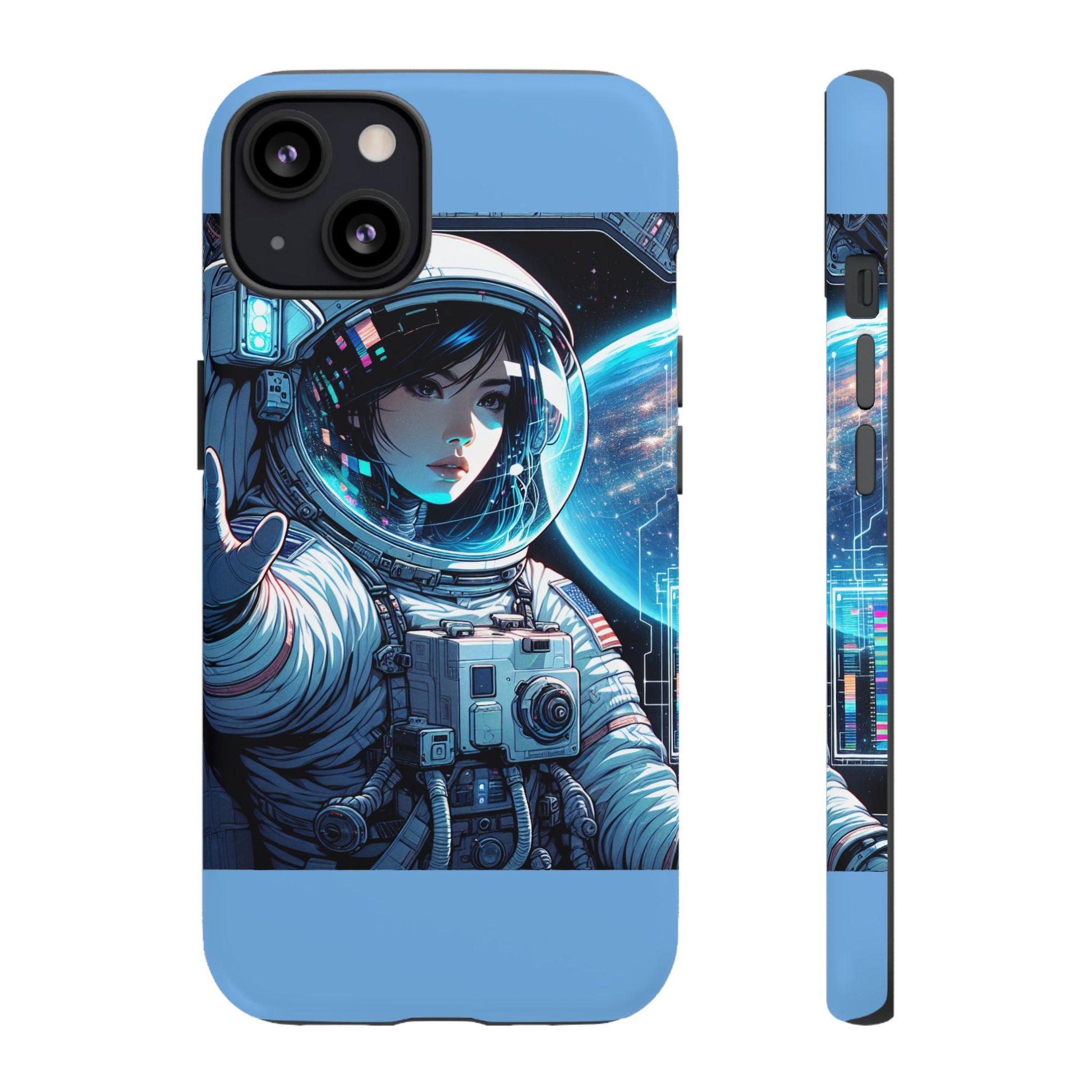 Astronaut Phone Case, Space-Themed Tough Case, Unique Gift for Science Lovers, Trendy Protection for Smartphones, Cool Tech Accessories