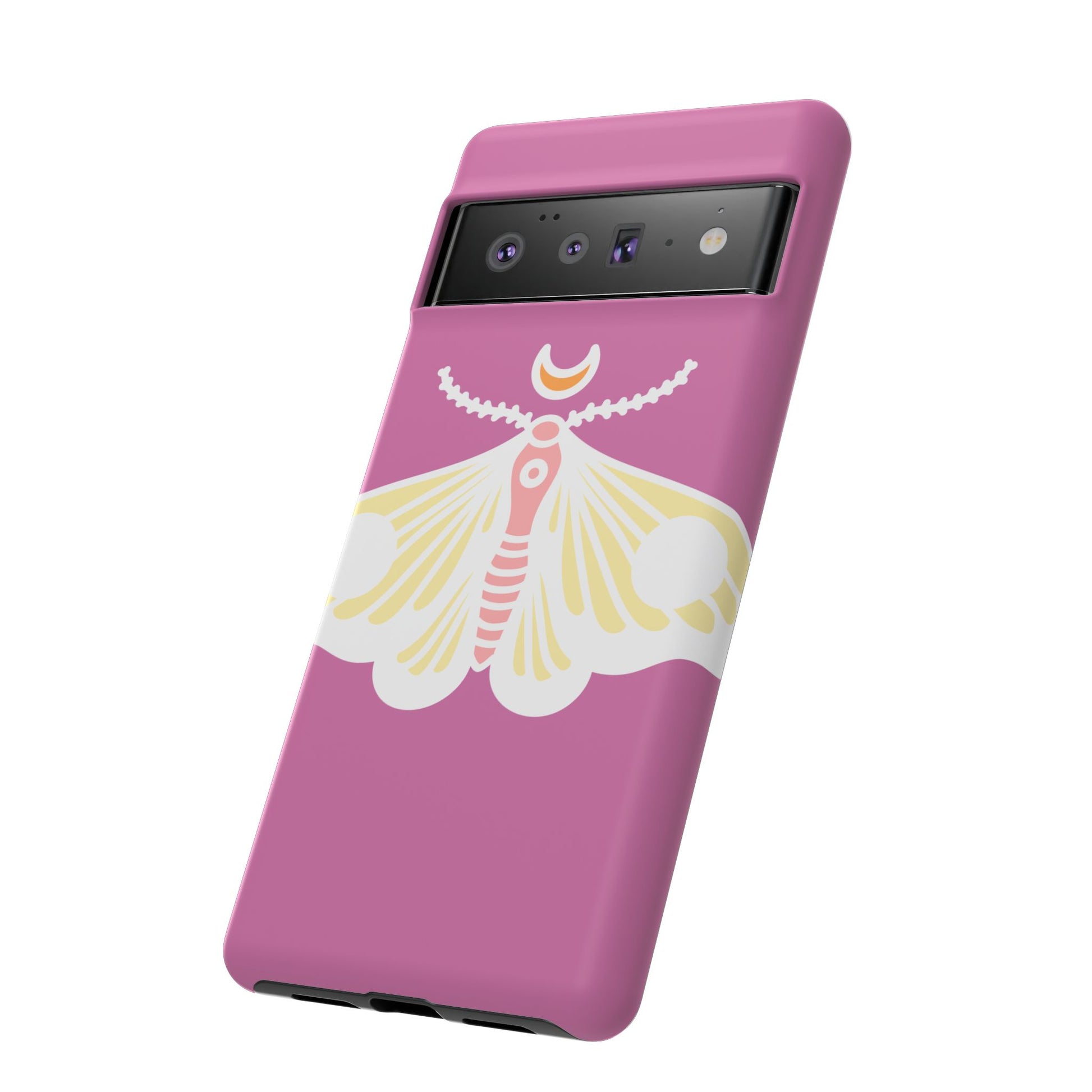 Colorful Moth Phone Case | Tough Cases for iPhone, Unique Gift, Nature Lovers, Boho Style, Trendy Accessories