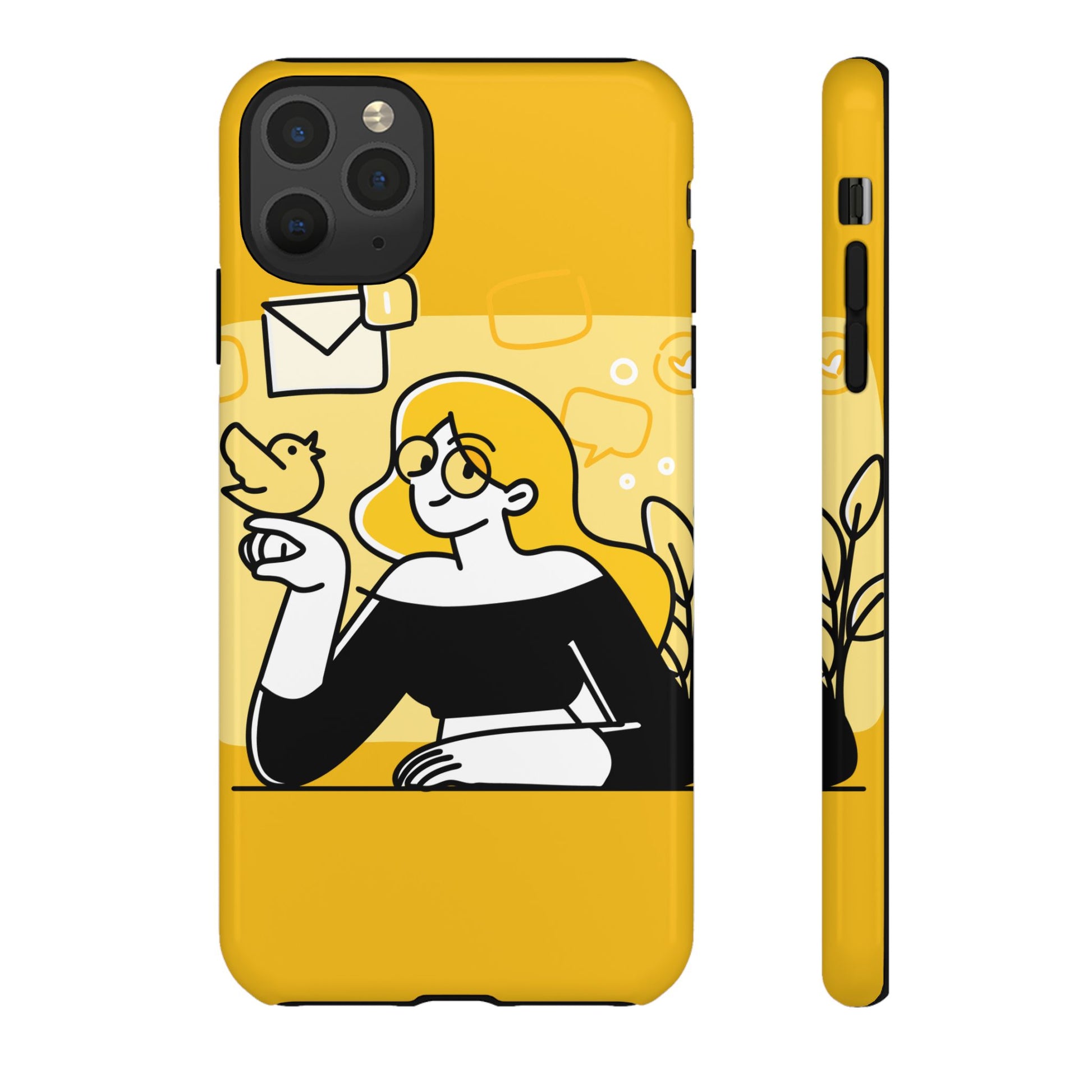 Chic Phone Case with Playful Design, Smartphone Cover, Unique Gift, Trendy Accessory, Eco-Friendly Case