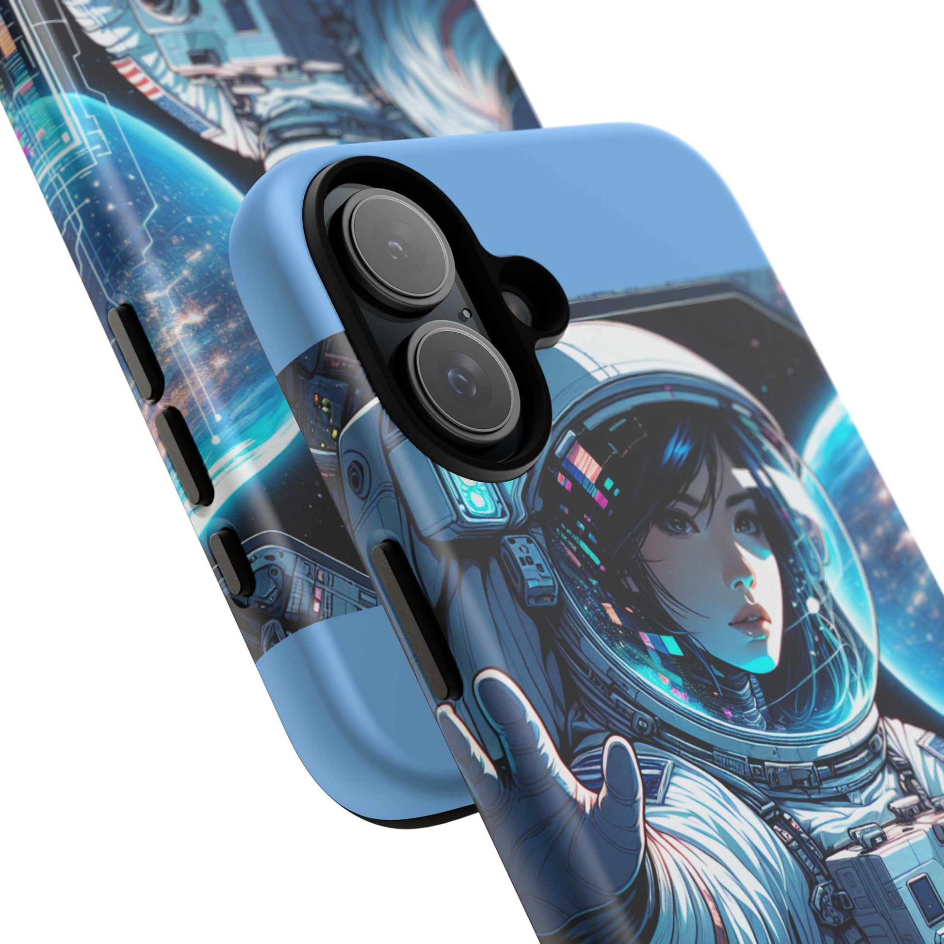 Astronaut Phone Case, Space-Themed Tough Case, Unique Gift for Science Lovers, Trendy Protection for Smartphones, Cool Tech Accessories